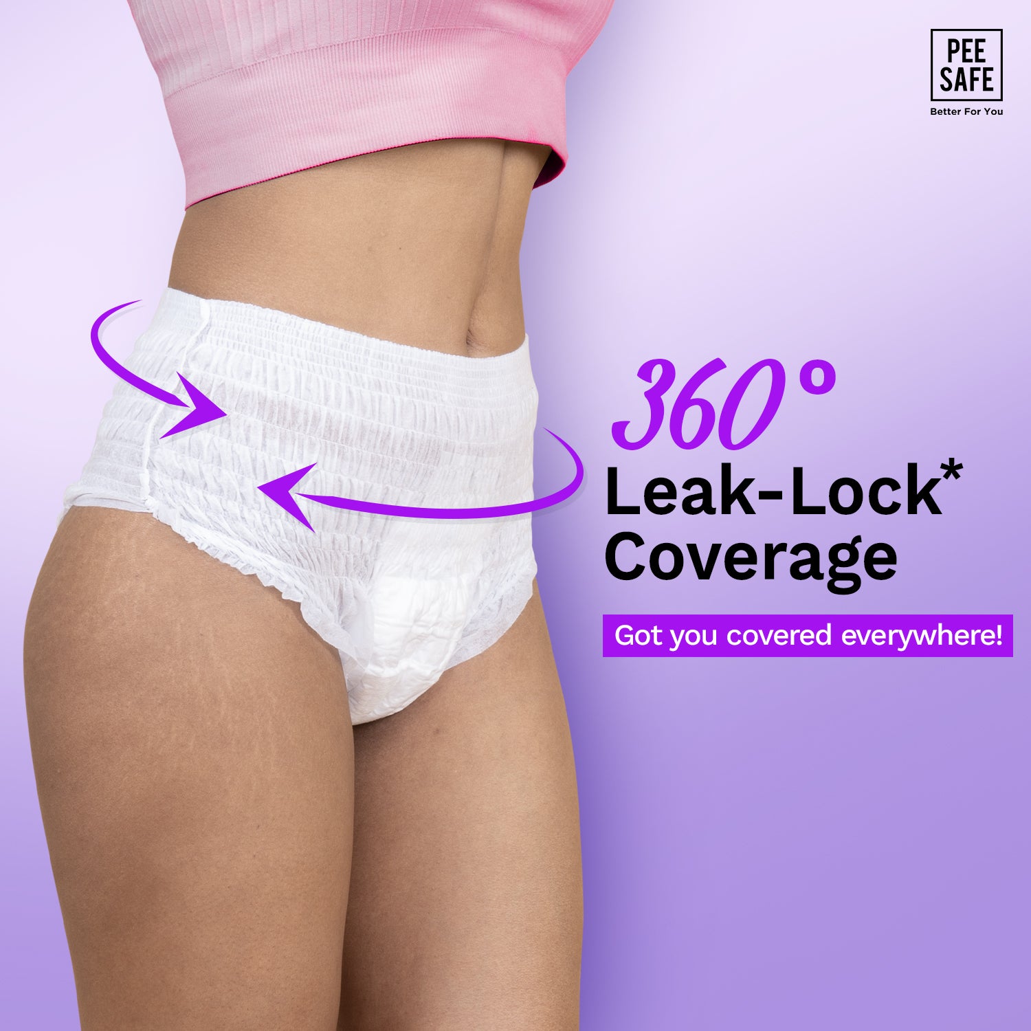 Pee Safe Comfort Period Panty (S-M) 4N - BYOC