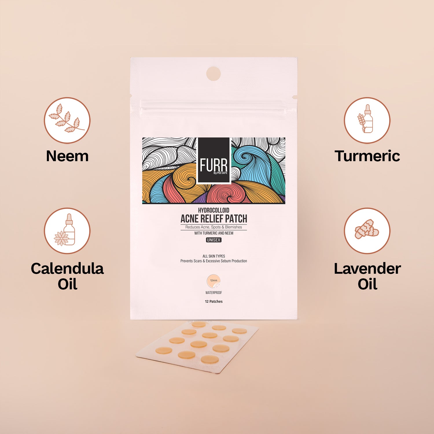 Furr Acne Relief Patches 12N