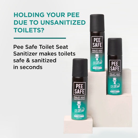 Toilet Seat Sanitizer Spray (Mint) - 50 ml (Pack of 3)
