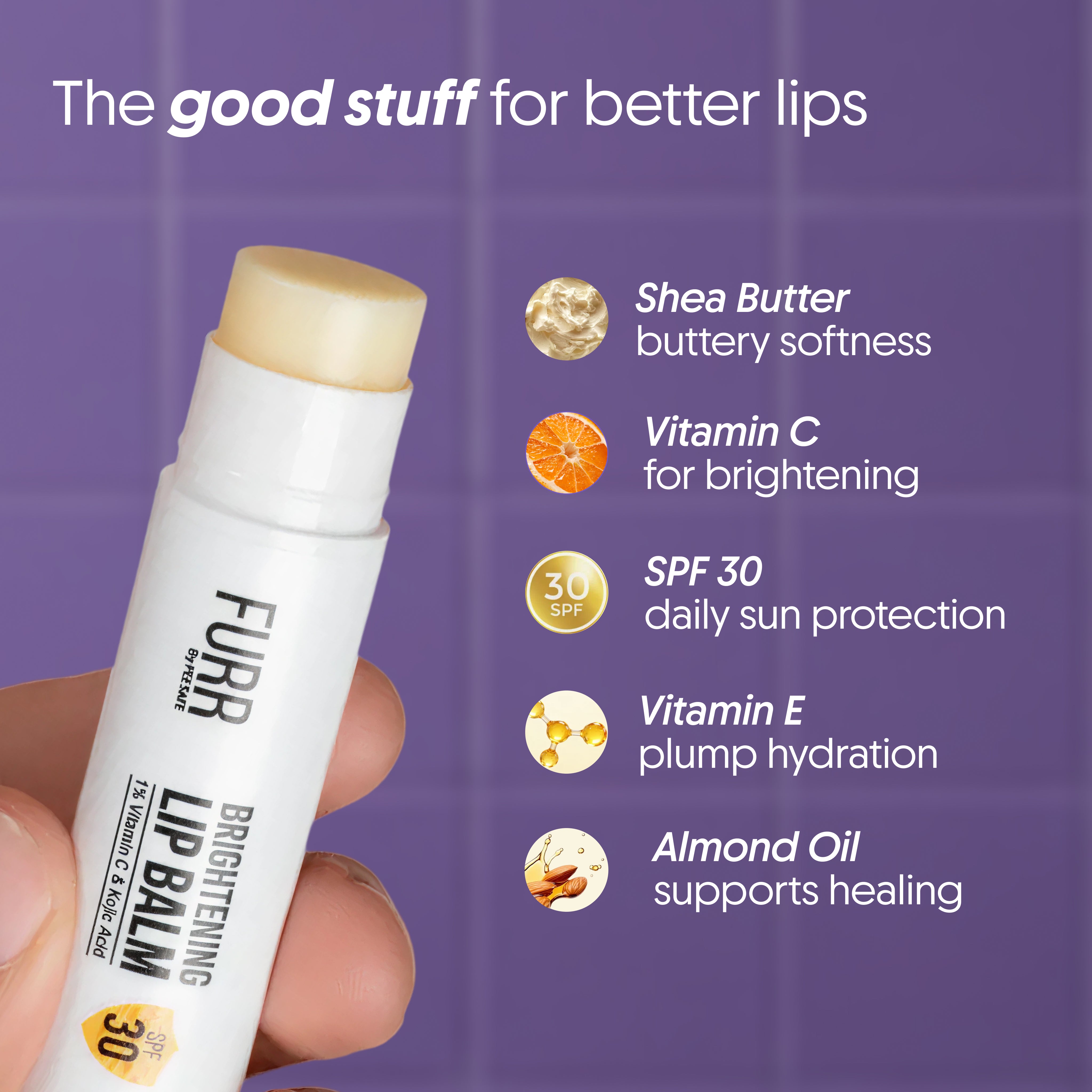 Furr Brightening Lip Balm - (BYOC)