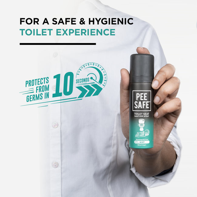 Toilet Seat Sanitizer Spray (Mint) - 50 ml