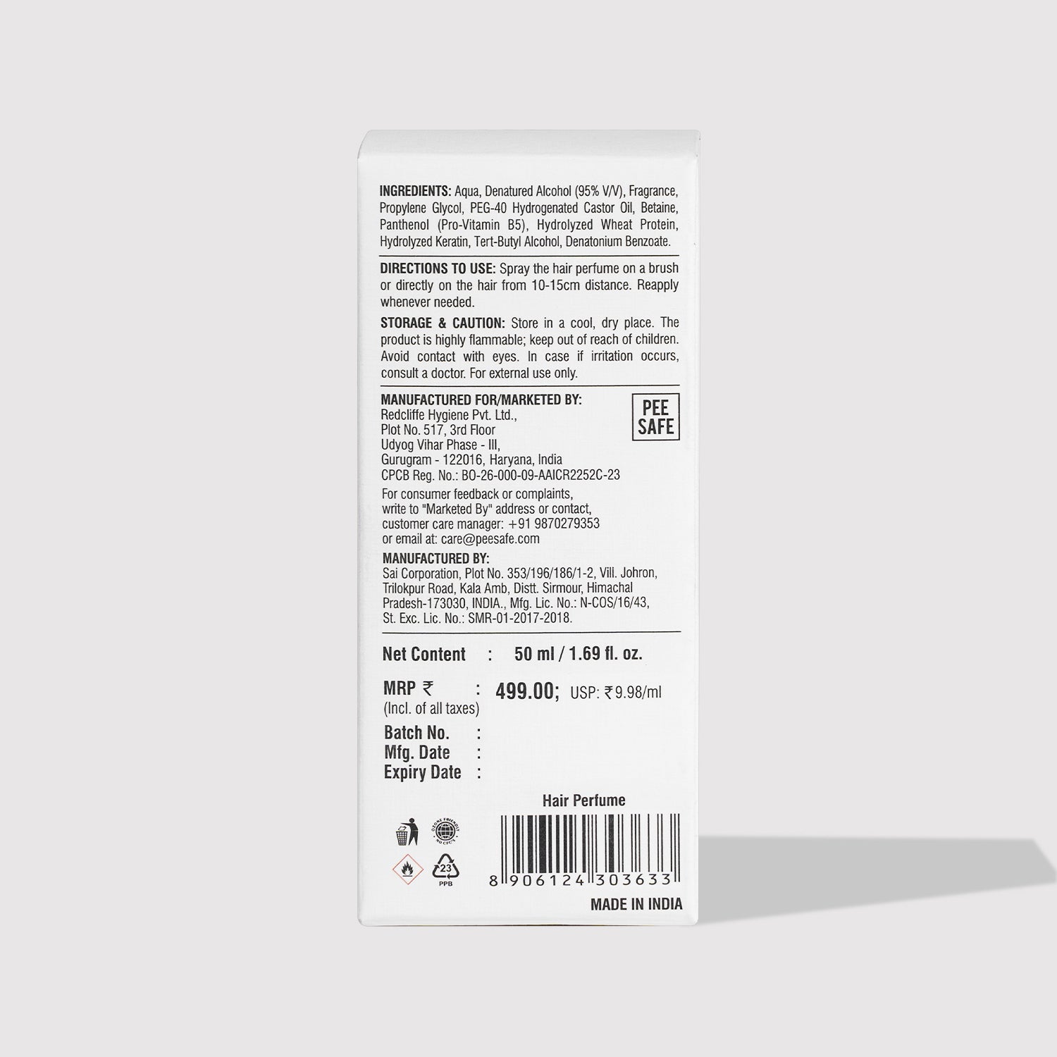 Furr FURR Patchouli Dew Hair Perfume - BYOC