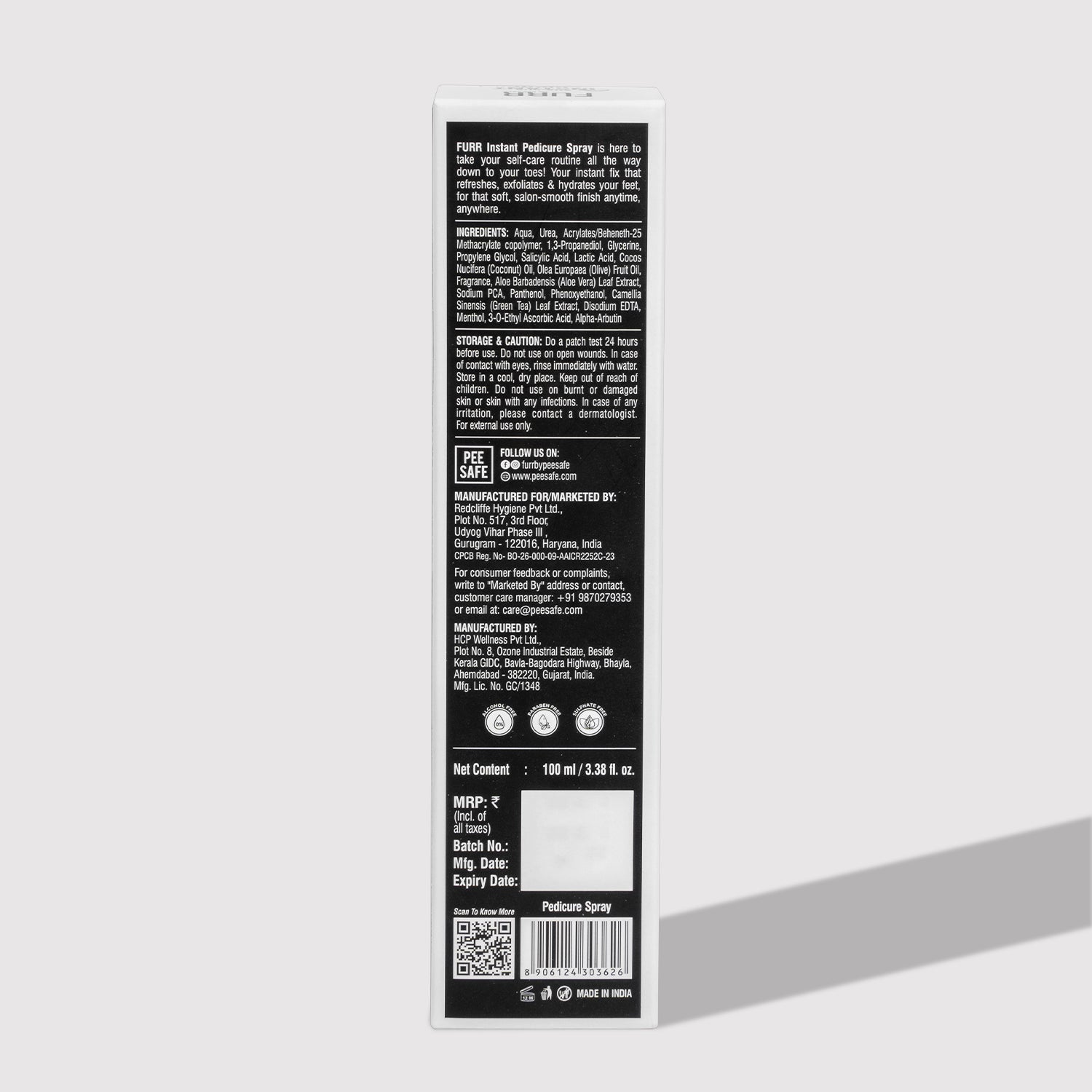 Furr Furr By Pee Safe Instant Pedicure Spray