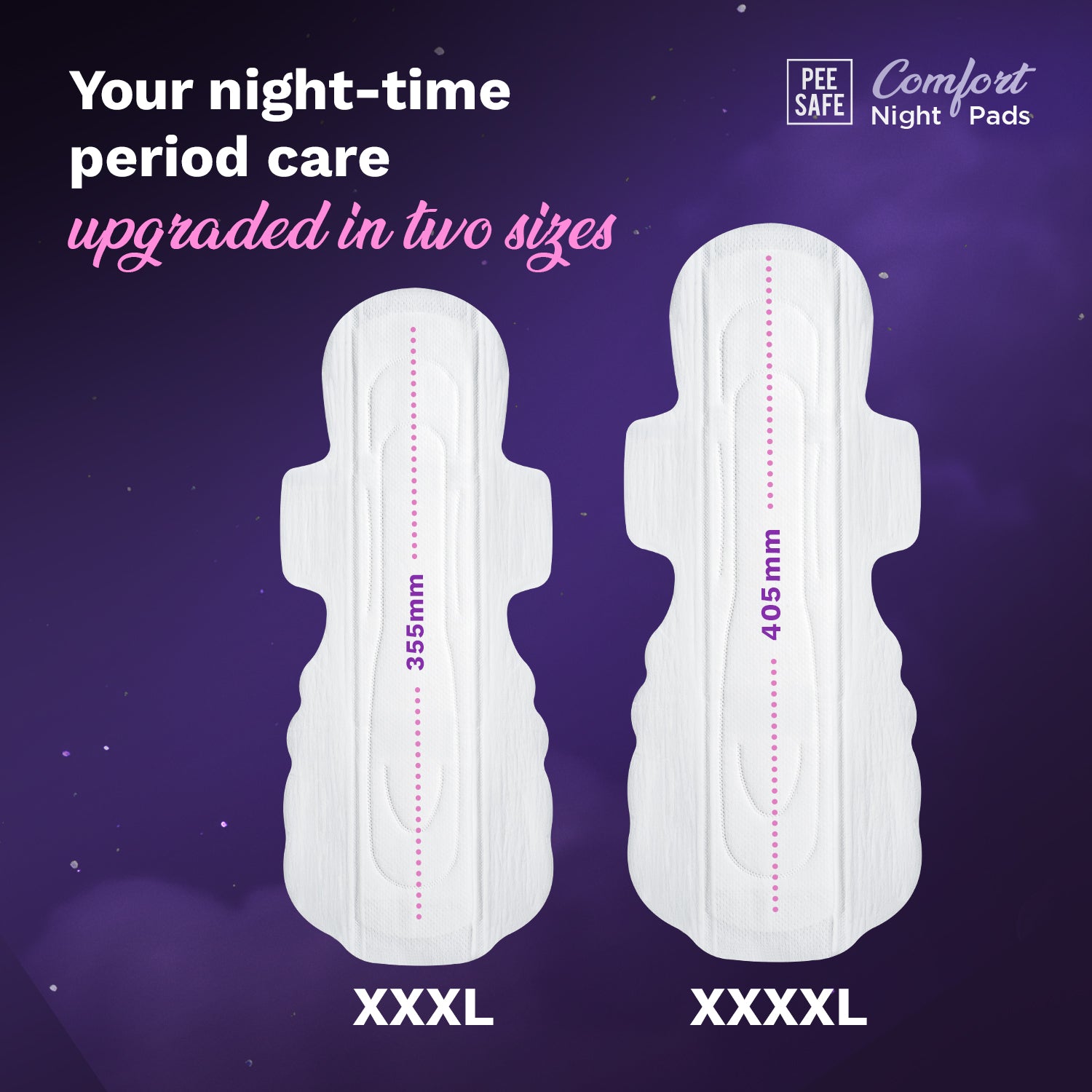Pee Safe Comfort All Night Kit (XXXL 10N + XXXXL 8N)