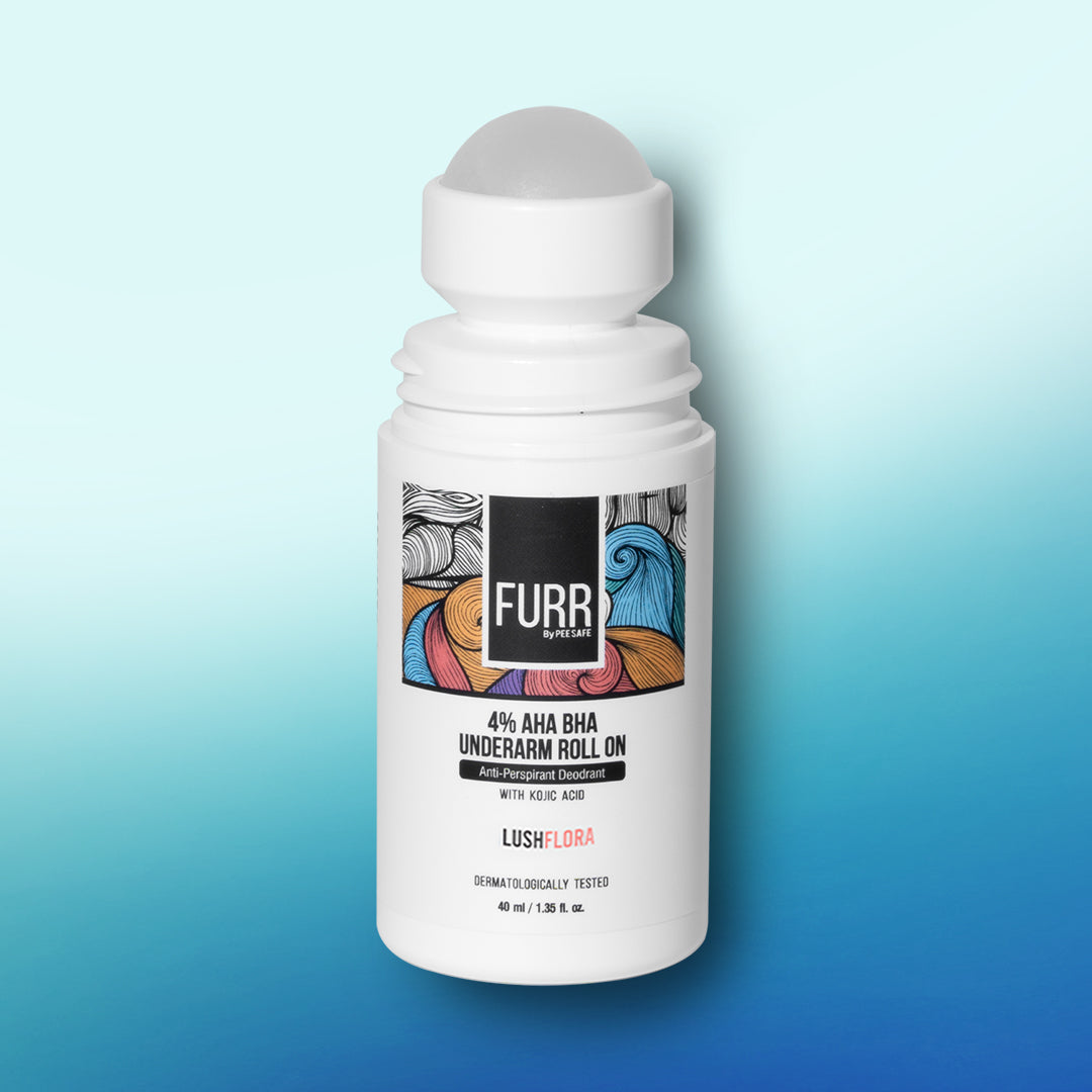 Furr 4% AHA BHA Underarm Roll On - Flora - (BYOC)