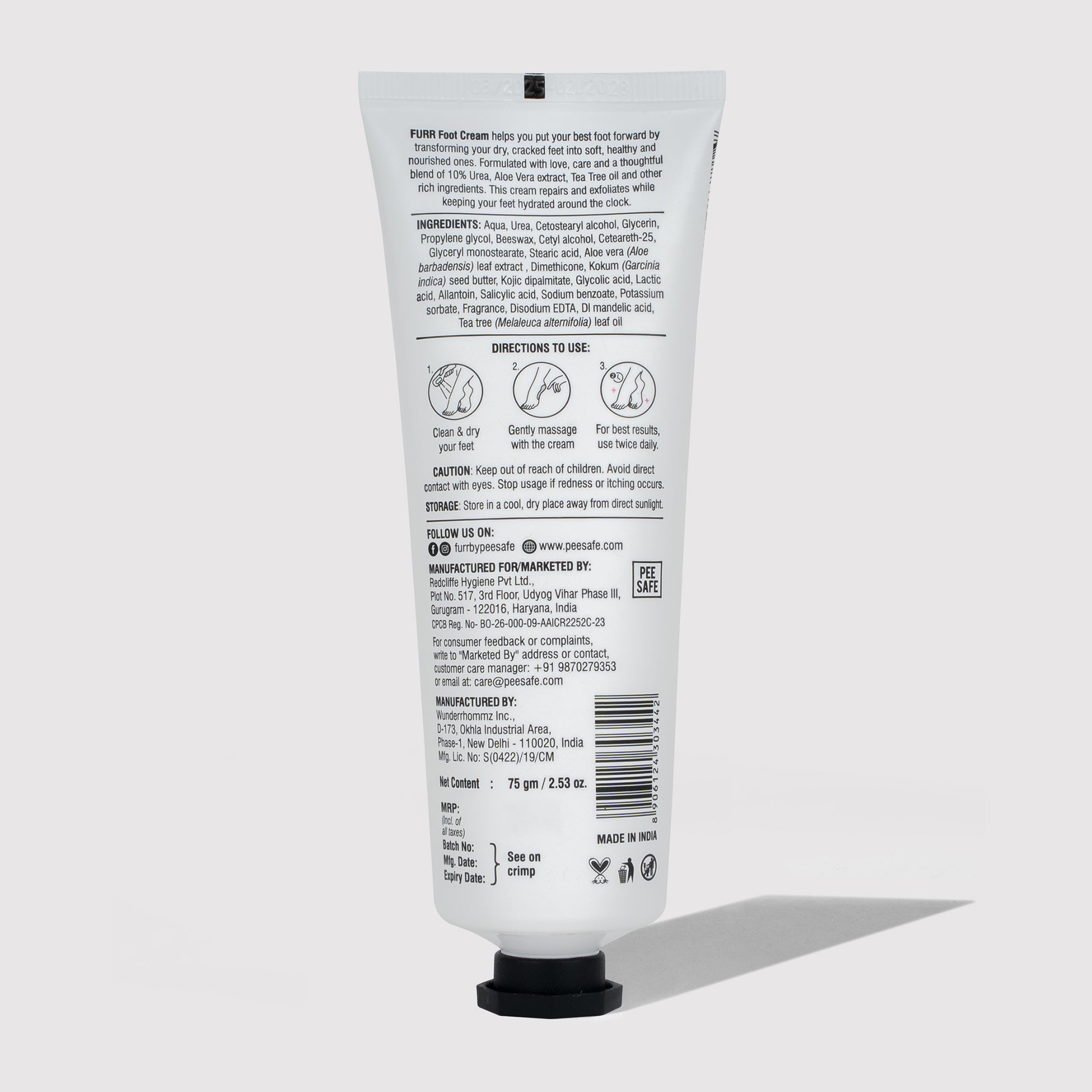 Furr Urea & Natural AHAs Foot Cream