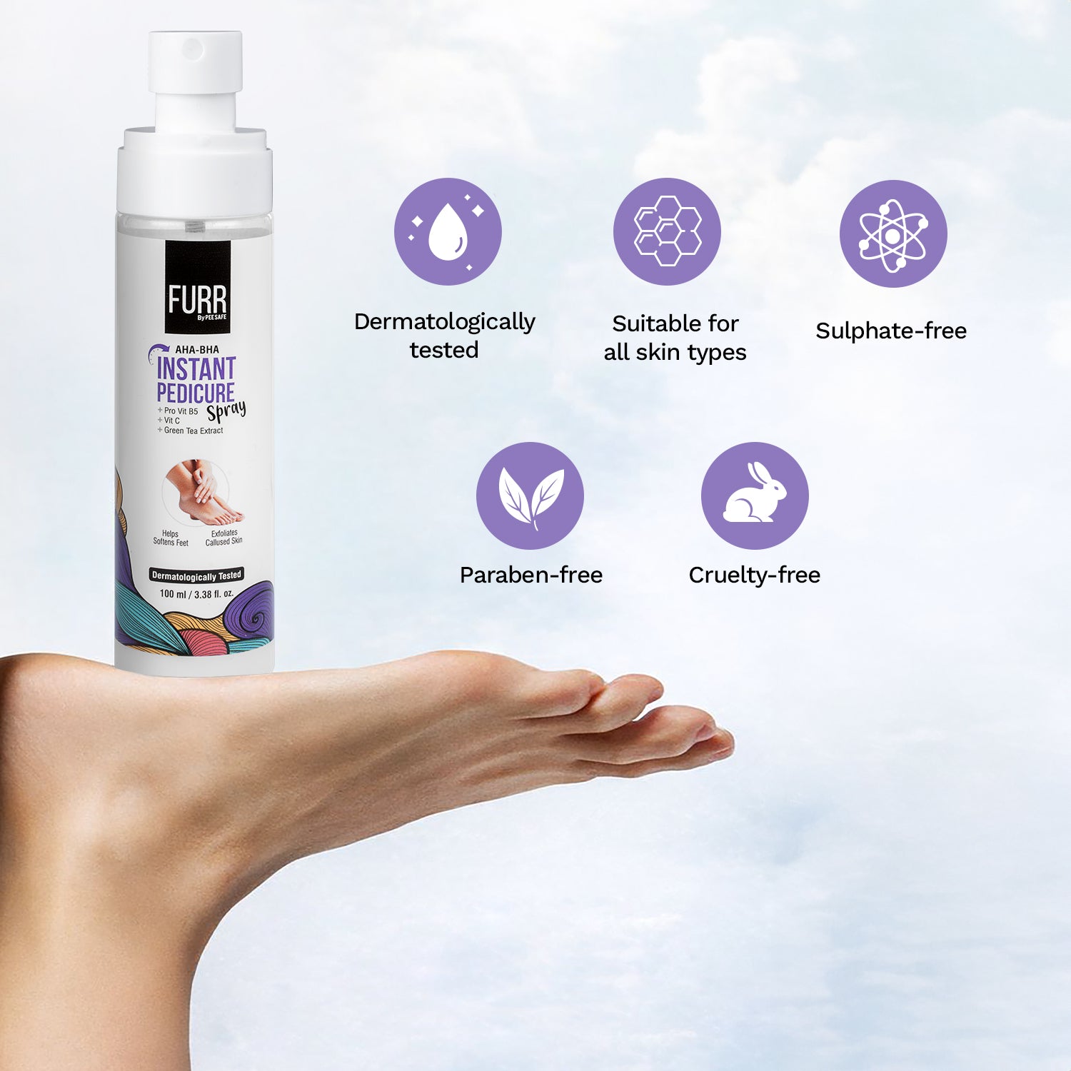 Furr Furr By Pee Safe Instant Pedicure Spray - BYOC