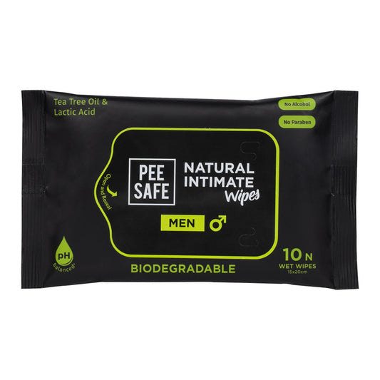 Natural Intimate Wash & Wipes Combo For Men