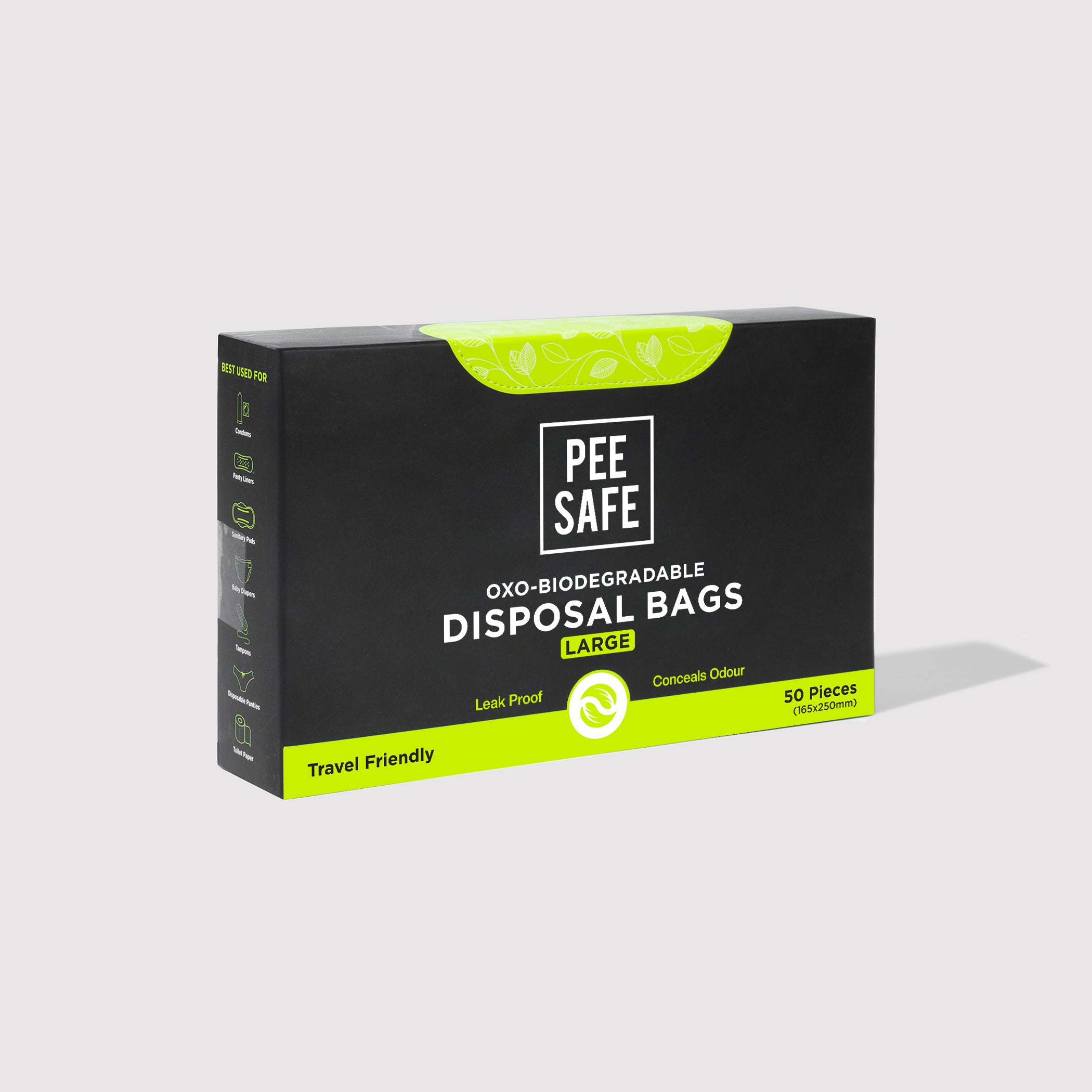 Pee Safe Oxo-Biodegradable Disposable Bags (Pack of 4)
