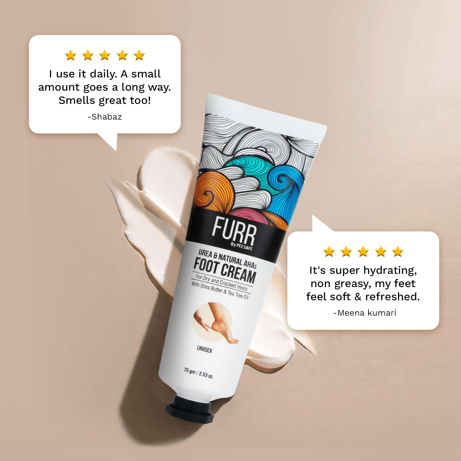 Furr Urea & Natural AHAs Foot Cream - (BYOC)