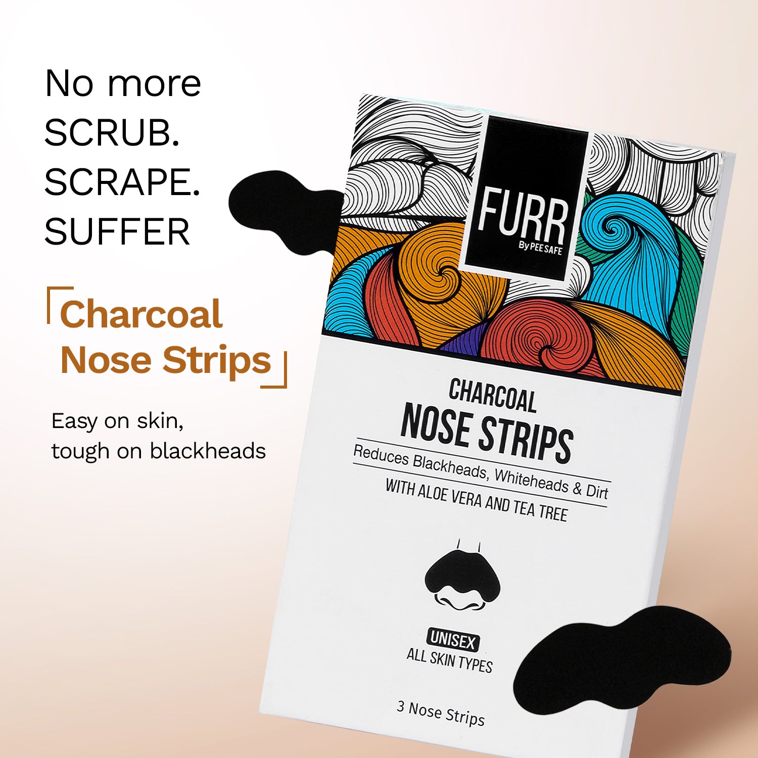 Furr Bamboo Charcoal Nose Strips (3N) - (BYOC)