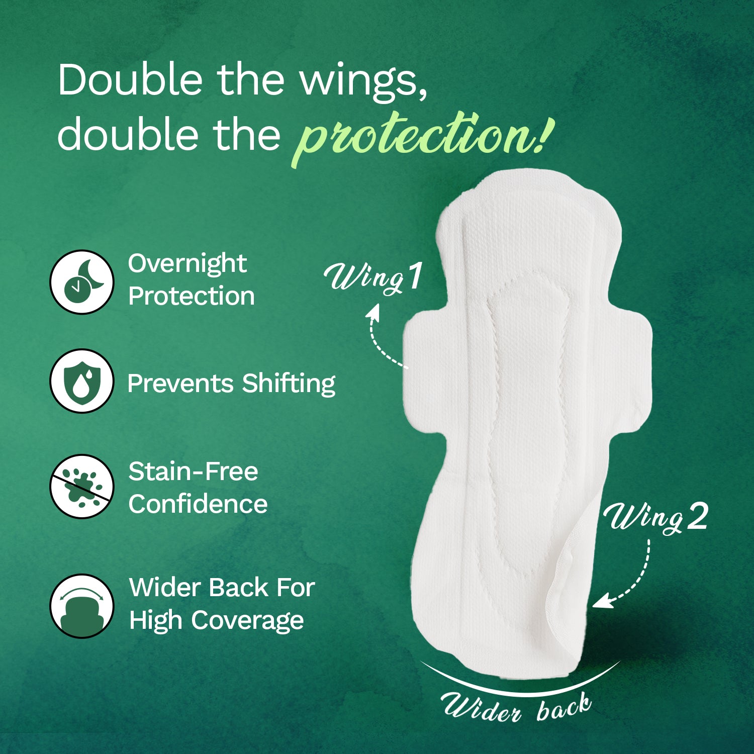 Pee Safe Ultra Thin Sanitary Pads - XXL (12 Pads)