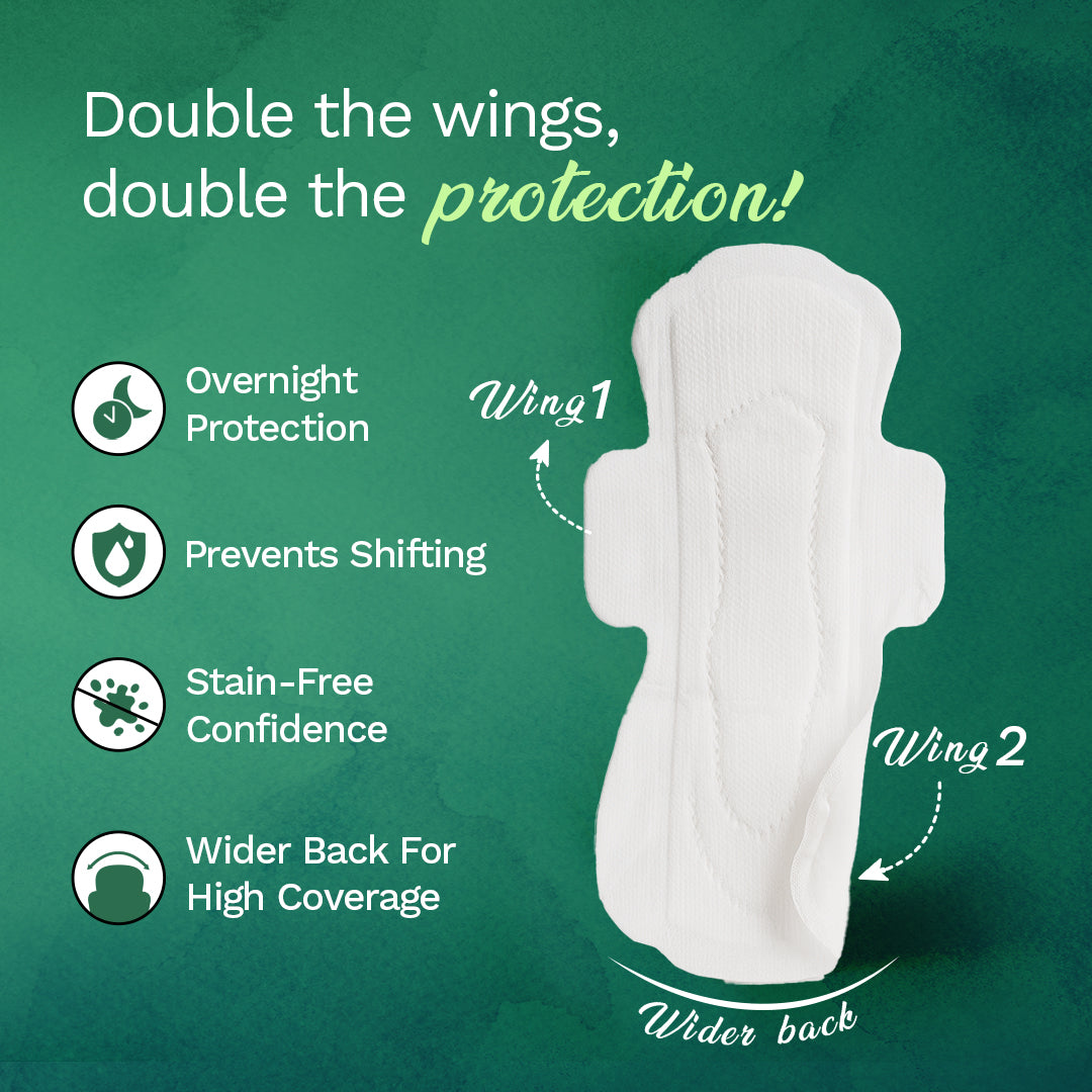 Pee Safe Ultra Thin Sanitary Pads - XXL (30 Pads)
