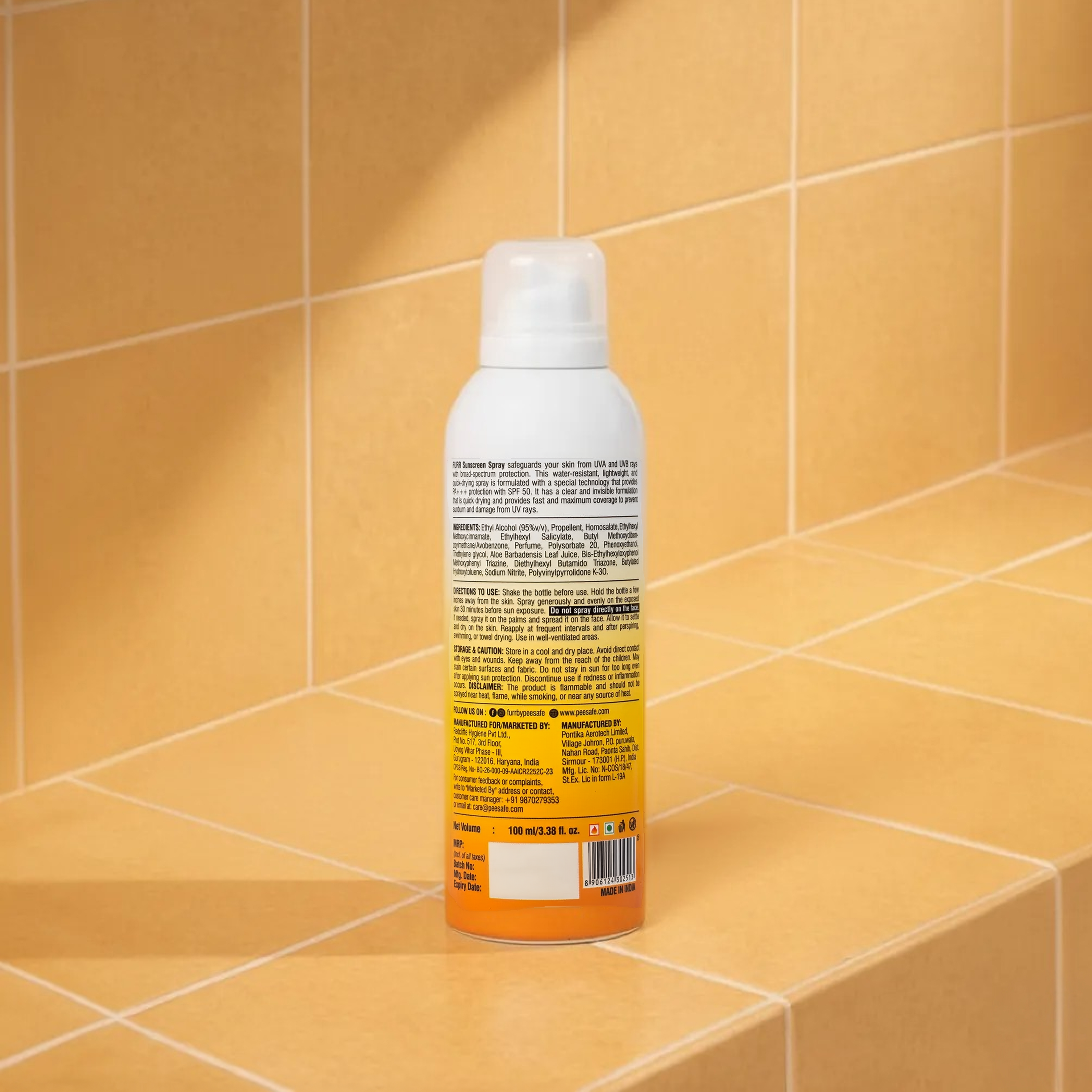 Furr Sunscreen Spray SPF 50 - (BYOC)