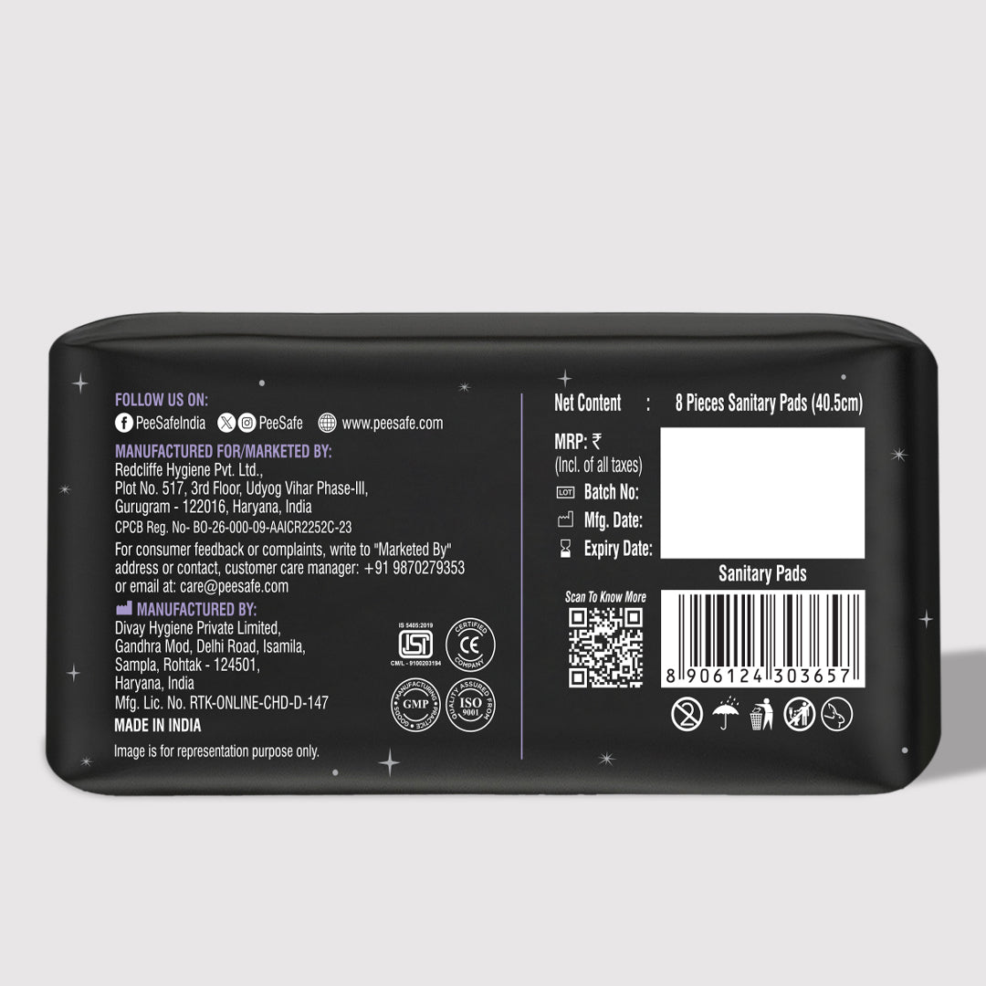 Pee Safe Comfort Night Pads XXXXL 8N