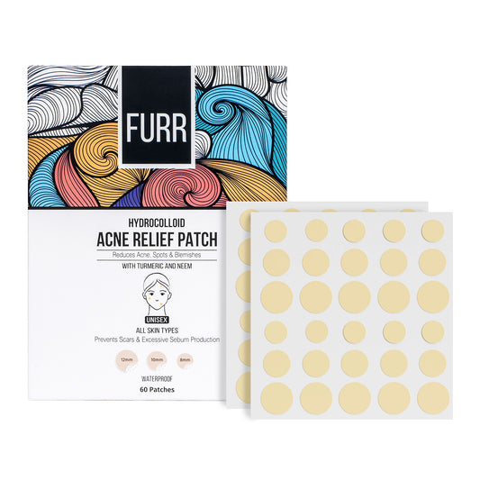 Neem & Turmeric Hydrocolloid Acne Relief Patches (60 Patches)