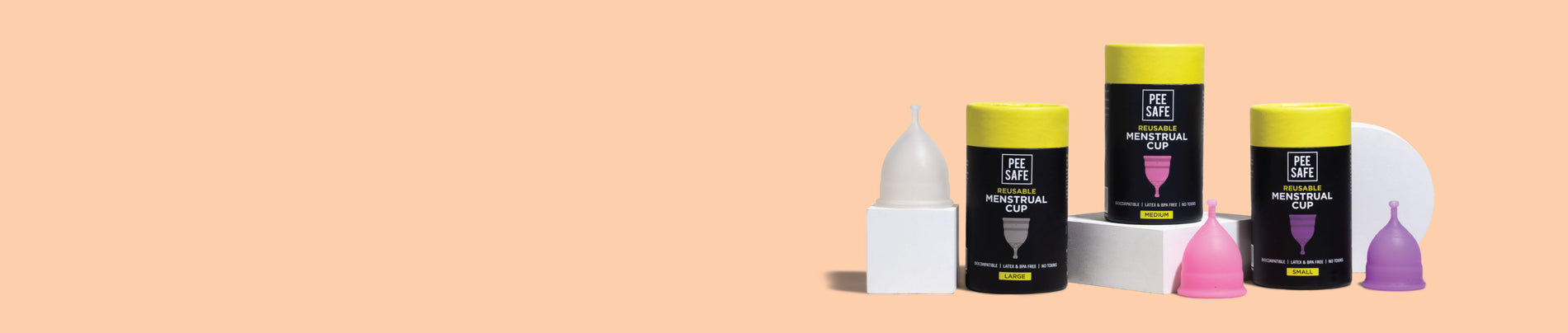 Reusable Menstrual Cup | Pee Safe Menstrual Cup 