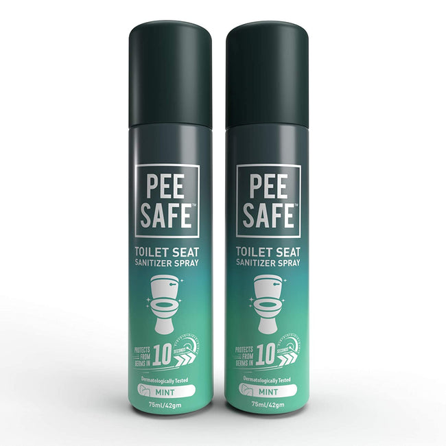 Toilet Seat Sanitizer Spray (Mint) - 75 ml (Pack of 2)