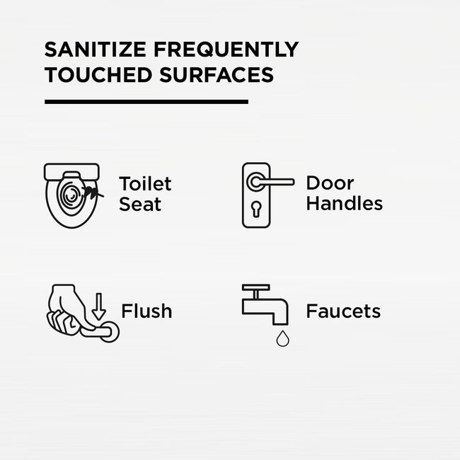 Toilet Seat Sanitizer Spray (Mint, Lavender & Floral) - 75ml (Pack of 3)