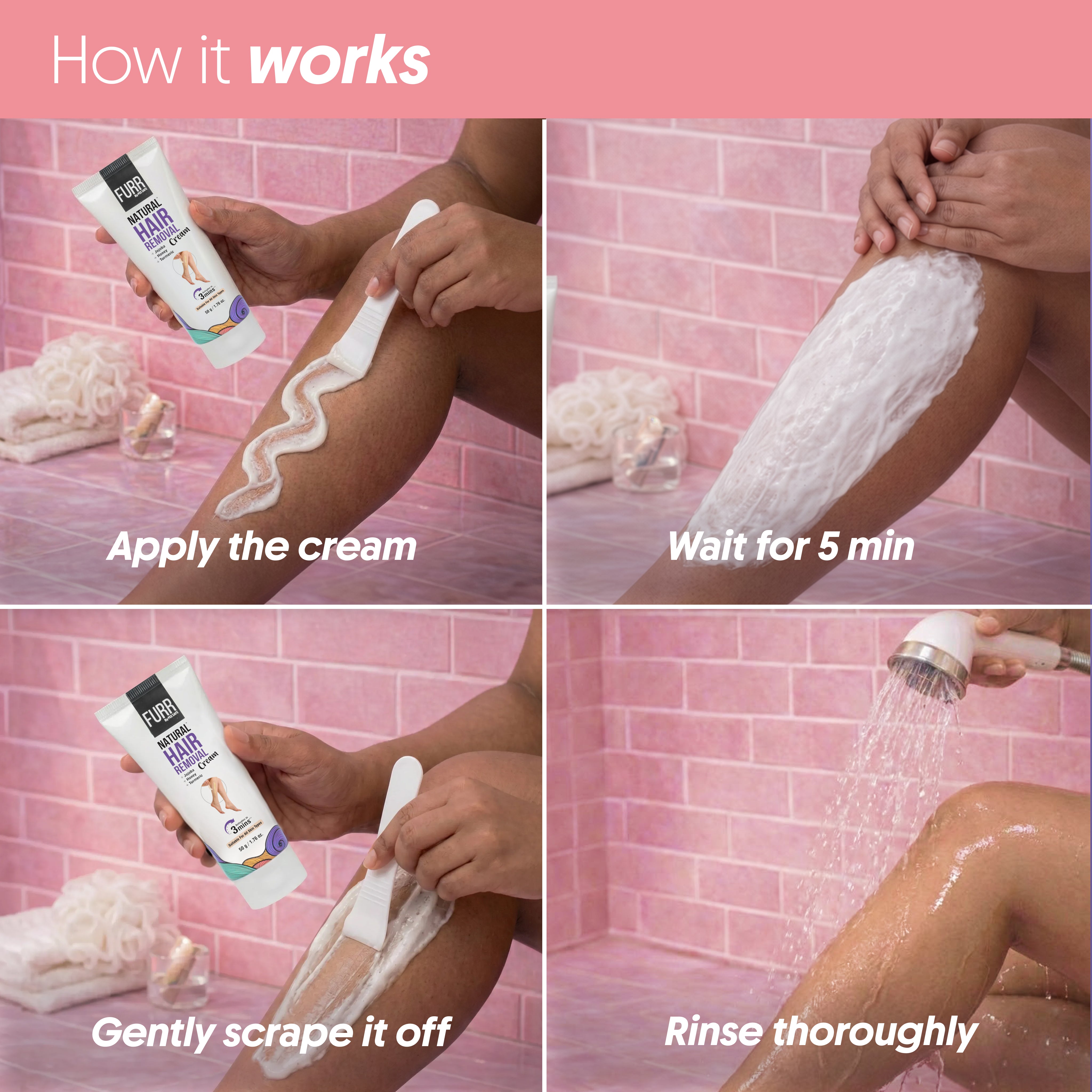 Hair Removal Cream (50 GM) - (BYOC)