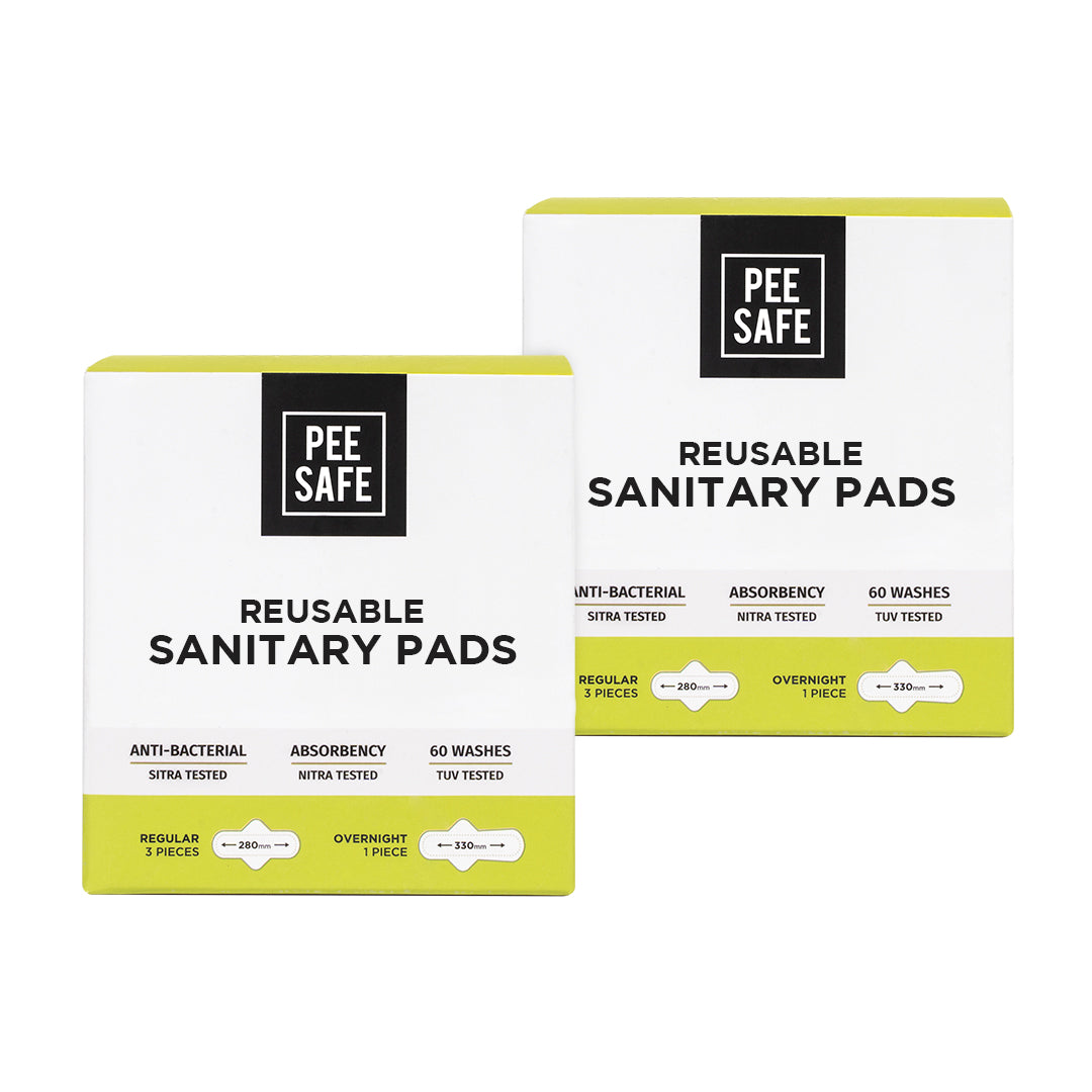 The Reusable Pad - 5 Piece Bundle. For Heavy Flows. – The Period Company