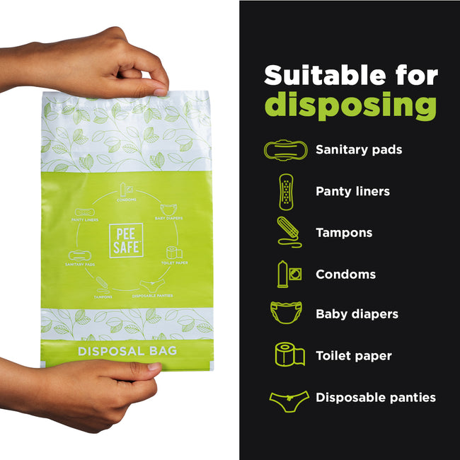 Oxo-Biodegradable Disposable Bags - 50 Bags (Large)