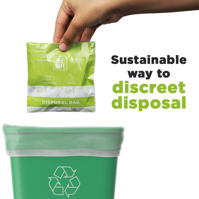 Oxo-Biodegradable Disposable Bags - 50 Bags (Small)
