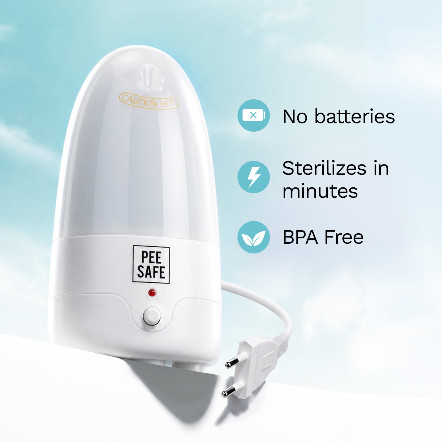 Pee Safe Menstrual Cup Steam Sterilizer - BDL