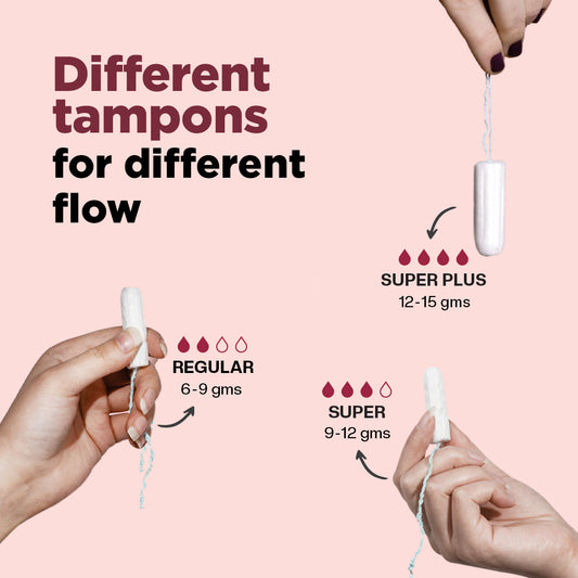 Biodegradable Tampons- Regular (16 Tampons)