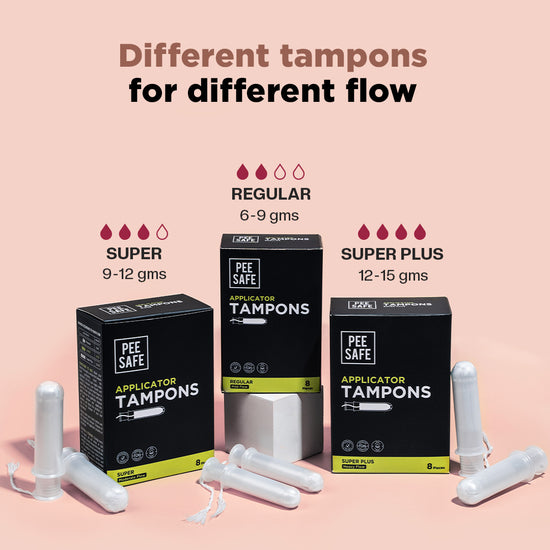  different applicator tampons for different flow  
