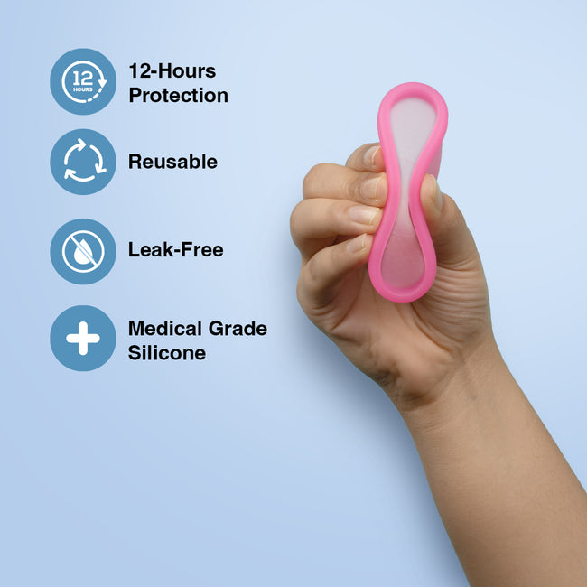 Medical Grade Silicone Reusable Menstrual Disc