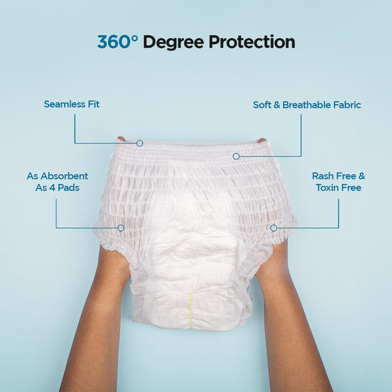 Disposable Period Panty (ML) Pack of 4 Pee Safe