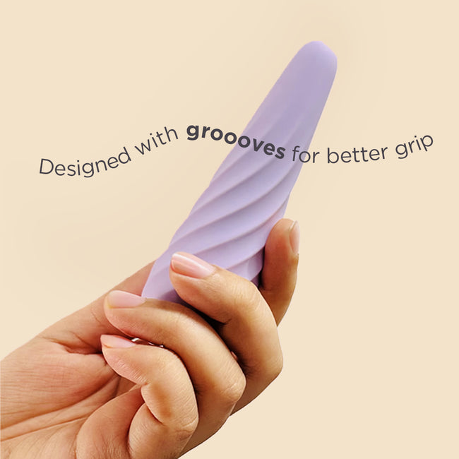 designed with groves for better grip