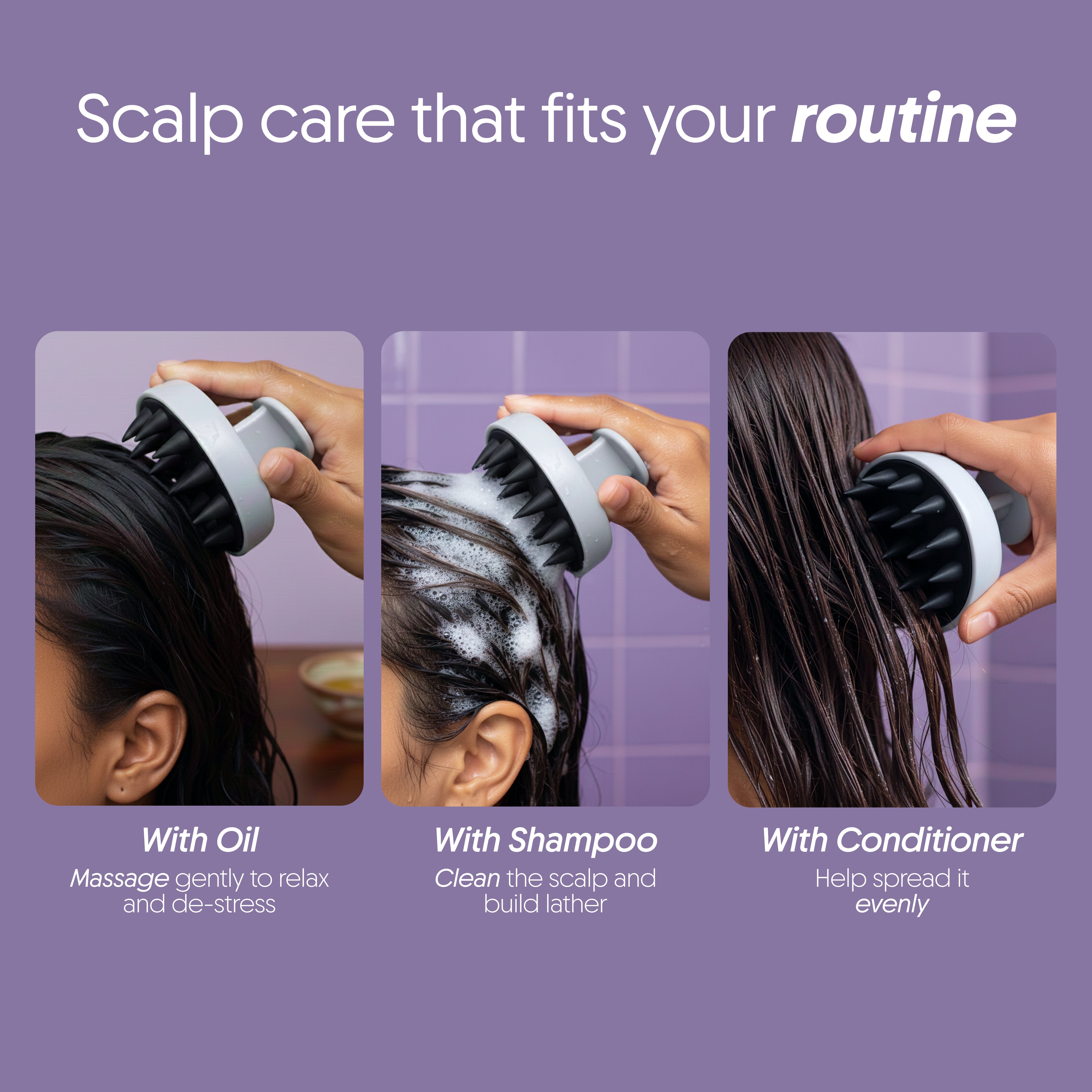 Furr Scalp Massager Brush (1N) - (BYOC)