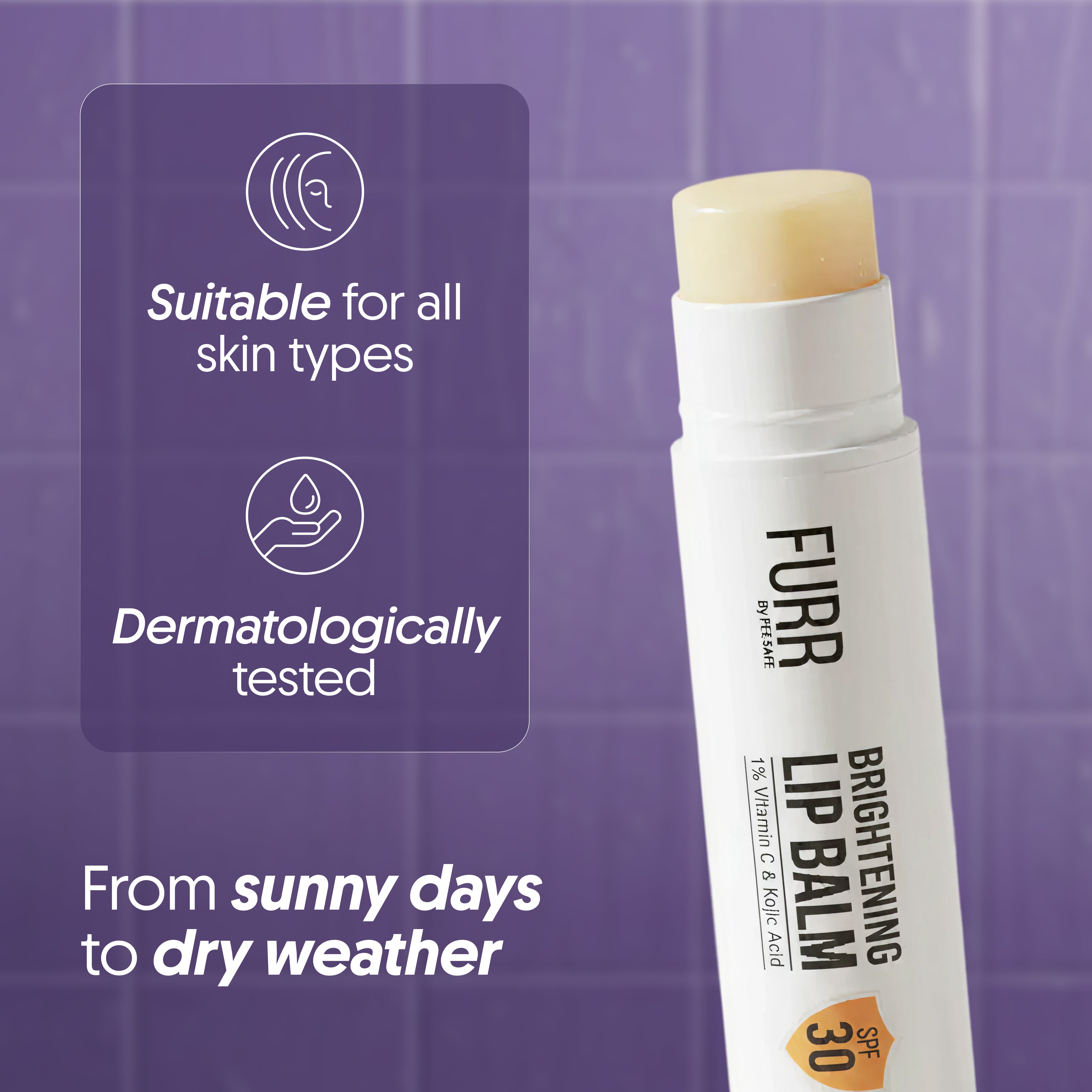 Furr Brightening Lip Balm - (BYOC)