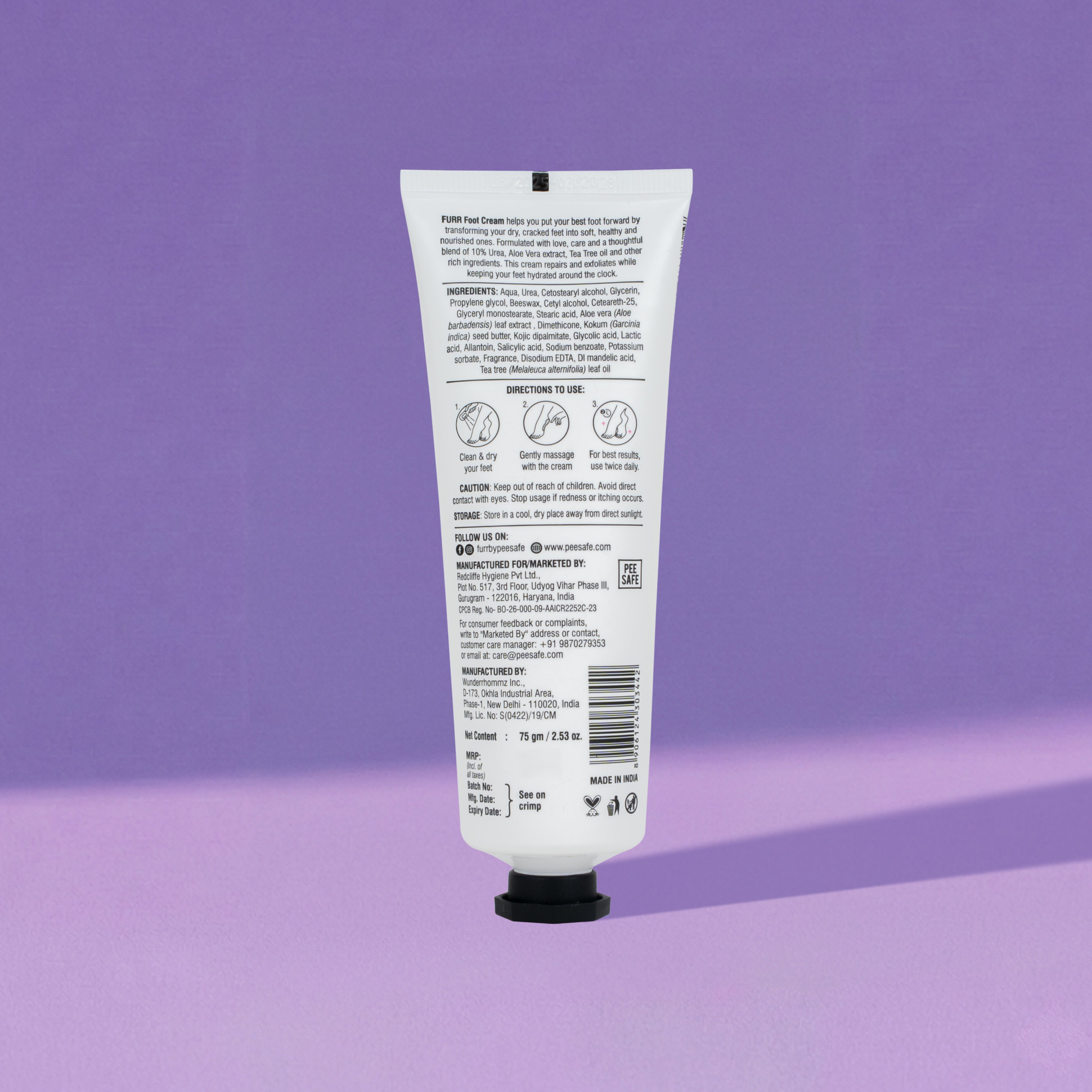 Furr Urea & Natural AHAs Foot Cream - (BYOC)