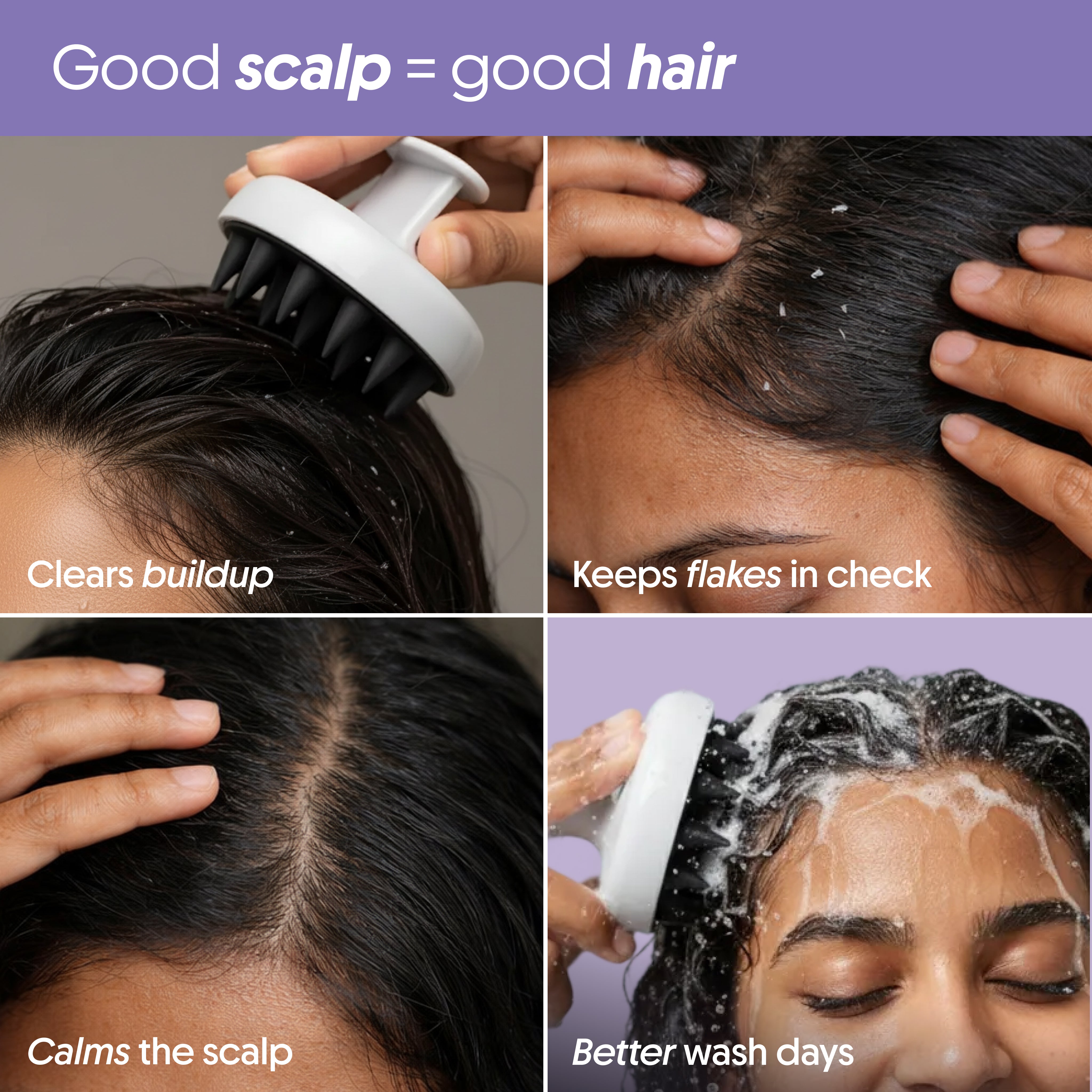 Furr Scalp Massager Brush (1N) - (BYOC)