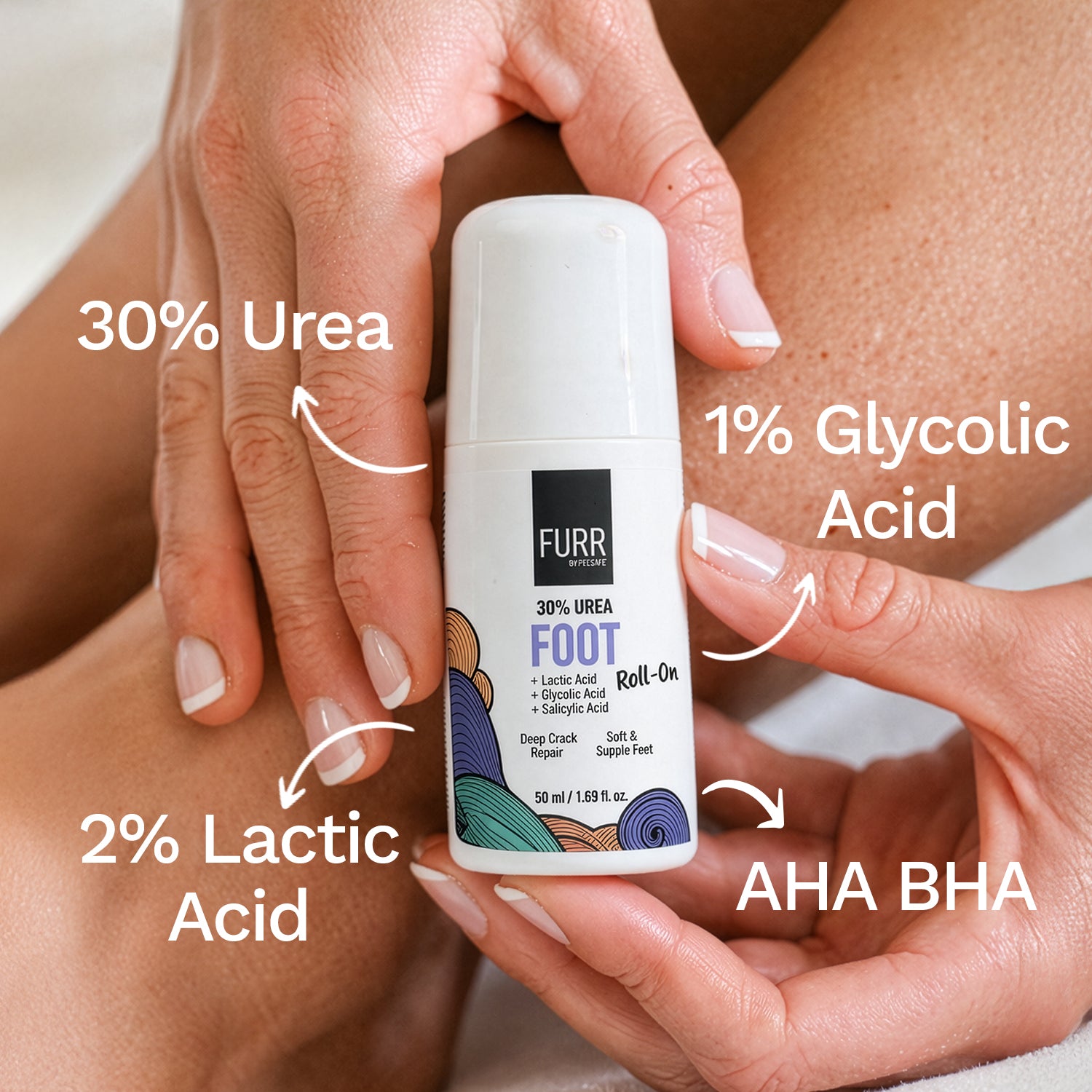 Furr FURR 30% Urea Foot Roll-On.