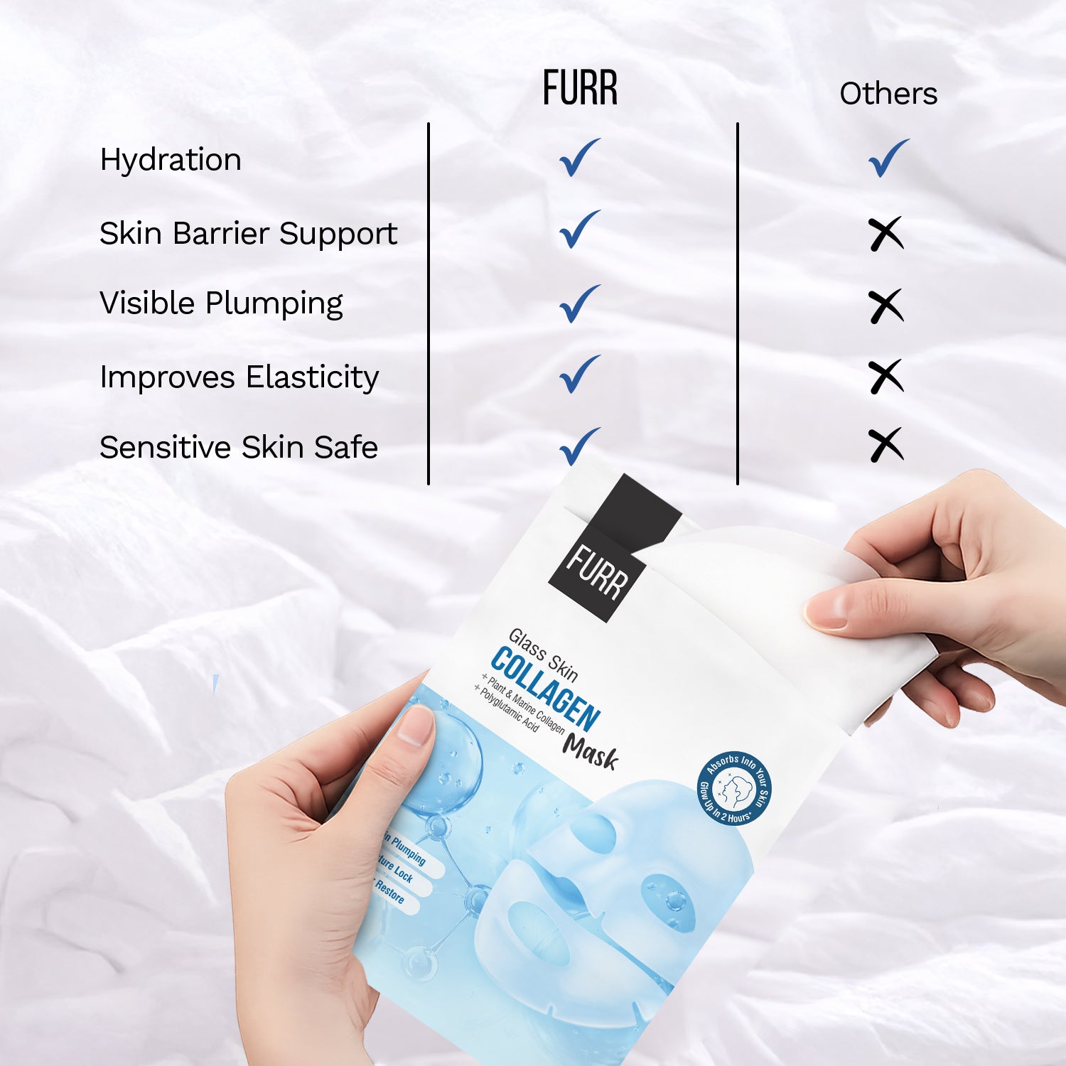 Furr FURR Glass Skin Collagen Mask