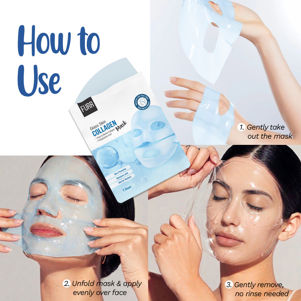 Furr FURR Glass Skin Collagen Mask - BYOC
