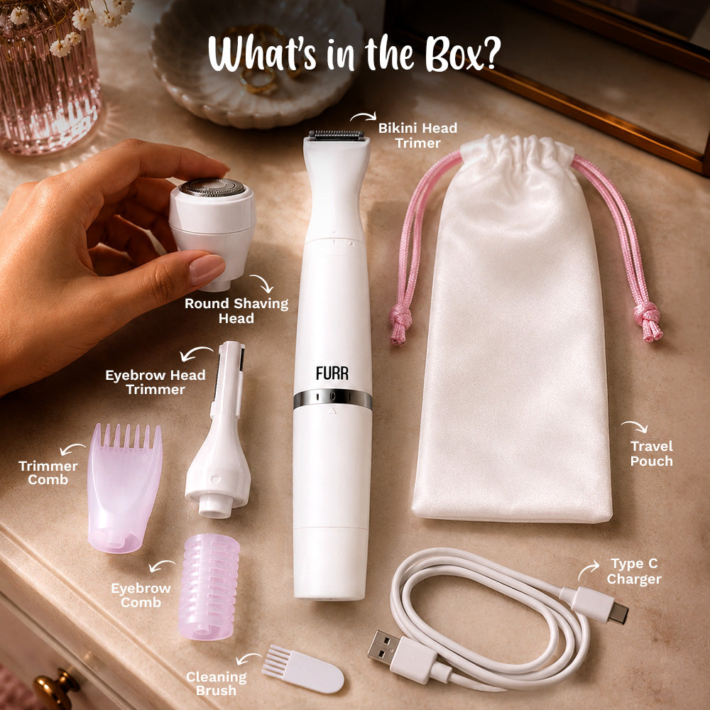 FURR 6 in 1 Type C Full Body Trimmer for Women