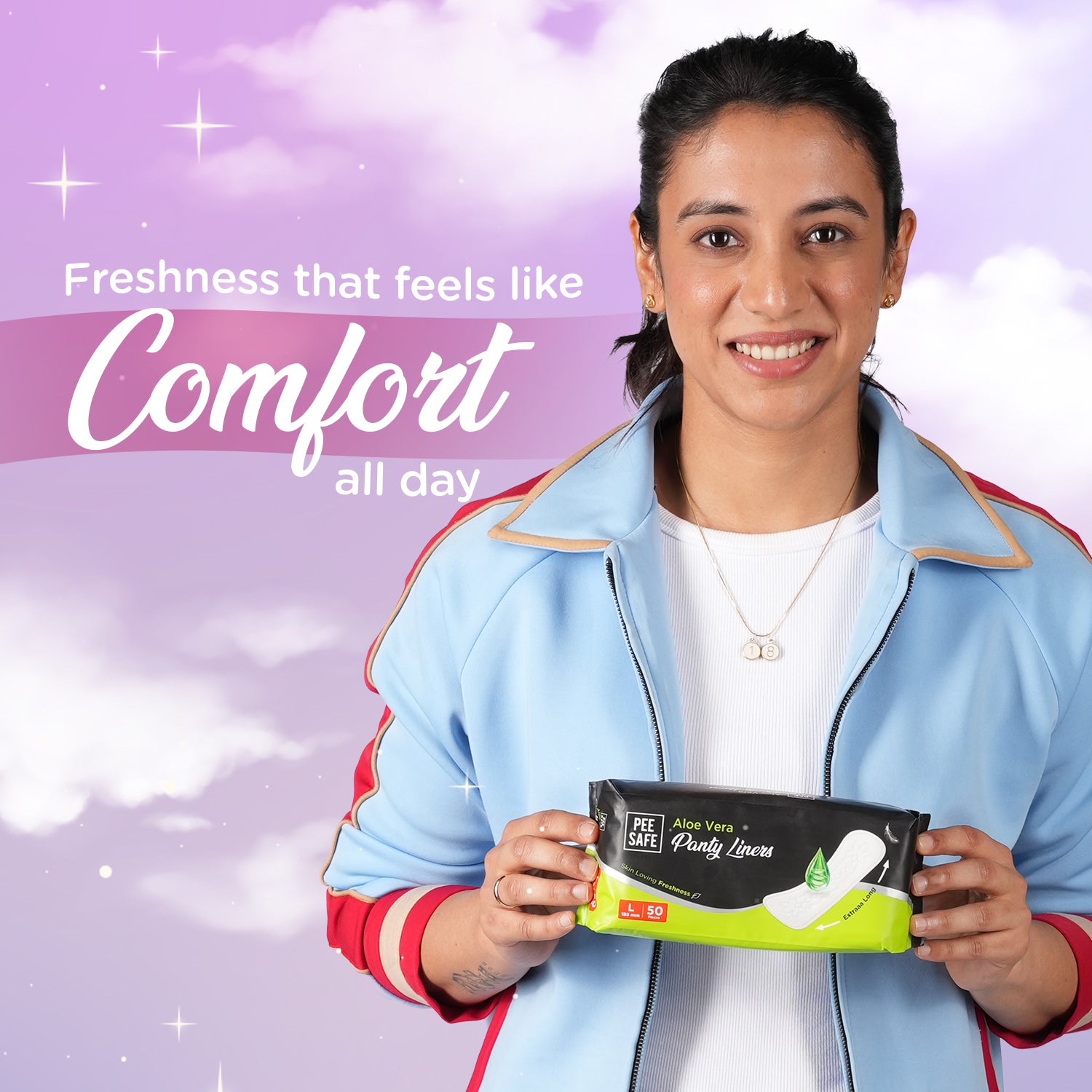 Pee Safe Aloe Vera Panty Liners (100 Liners) - BYOC