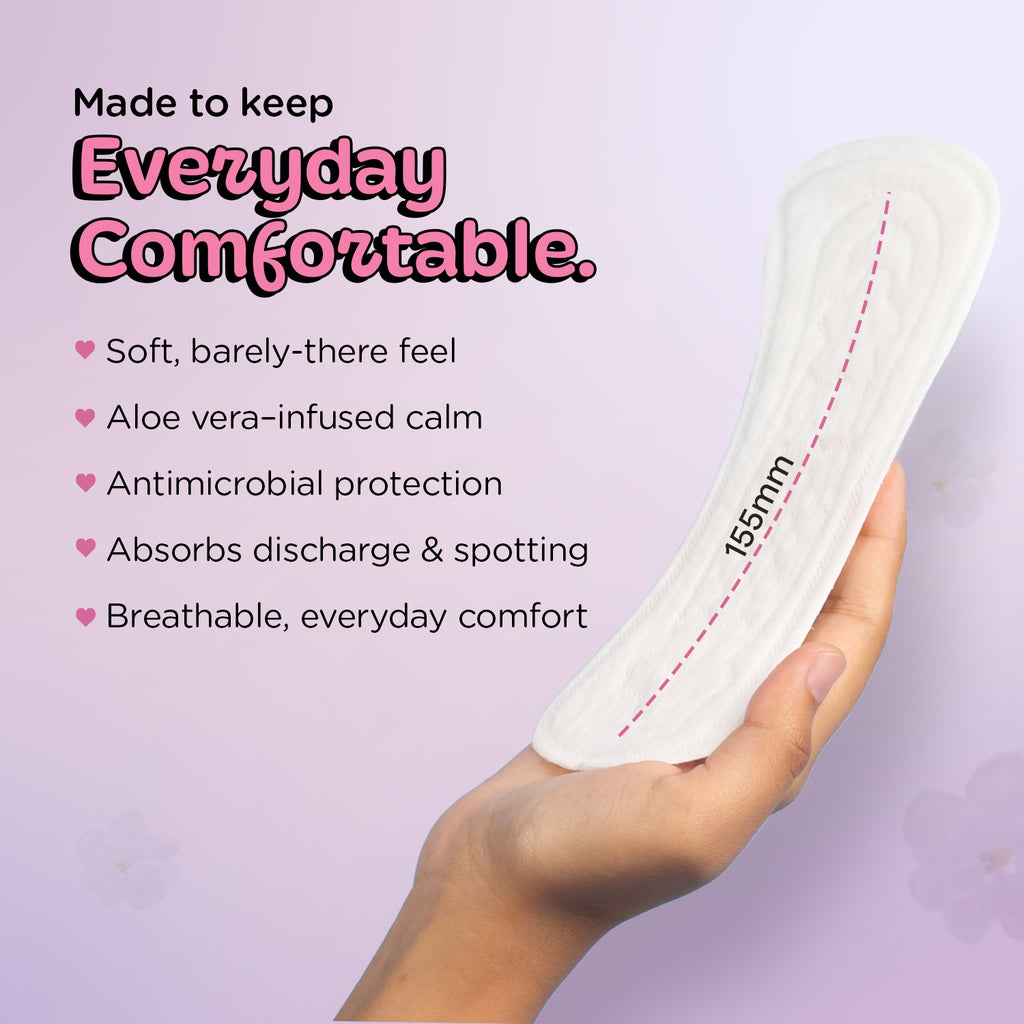 Pee Safe Daily Wear Panty Liners - 155 mm (20 Liners)