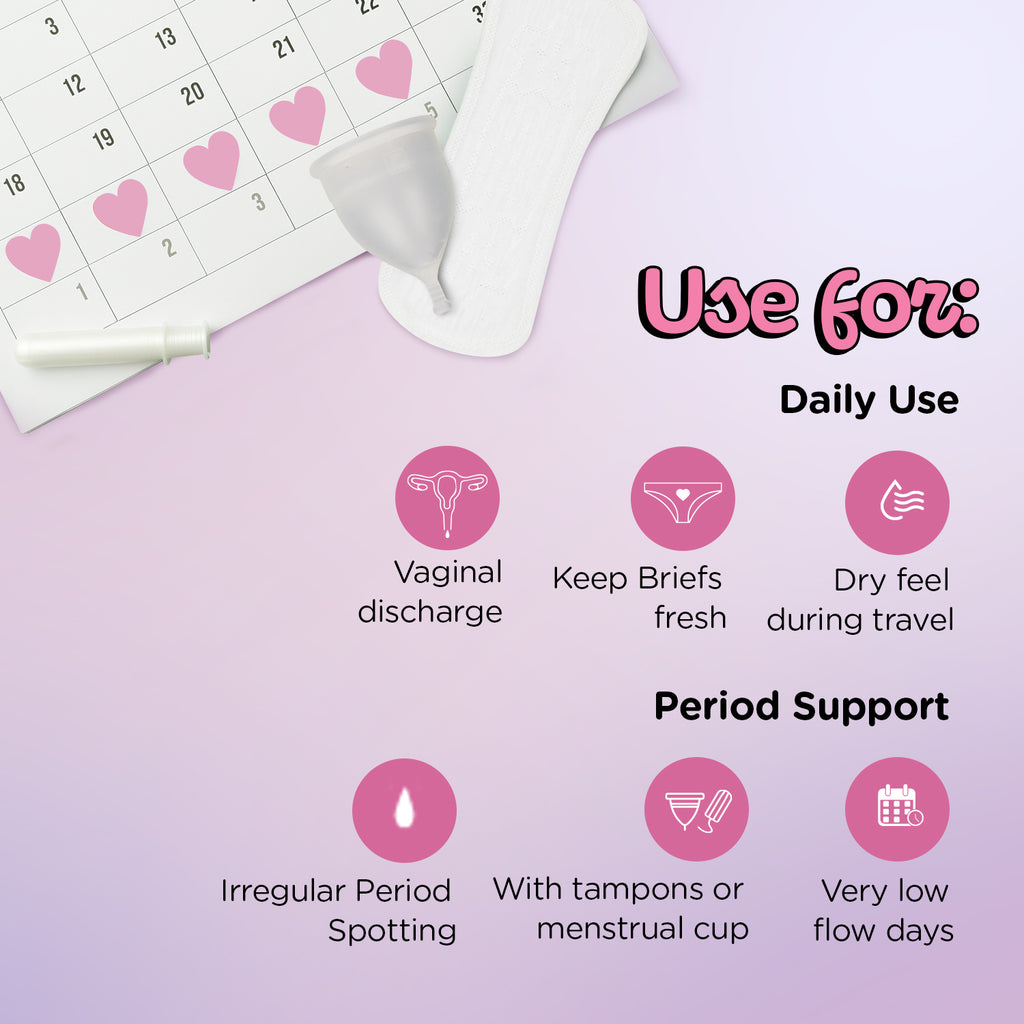 Pee Safe Aloe Vera Panty Liners (100 Liners) - BYOC