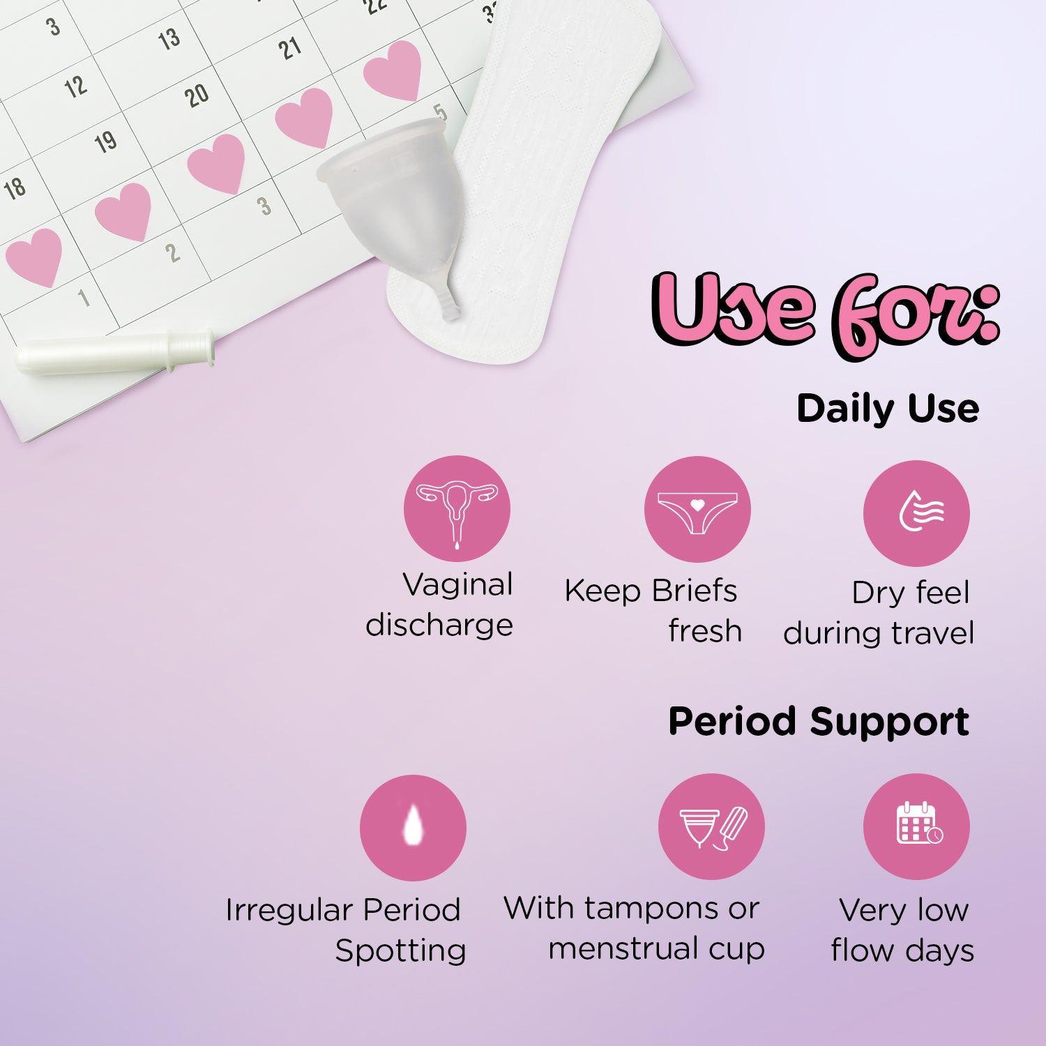 Pee Safe Aloe Vera Panty Liners (100 Liners) - BYOC