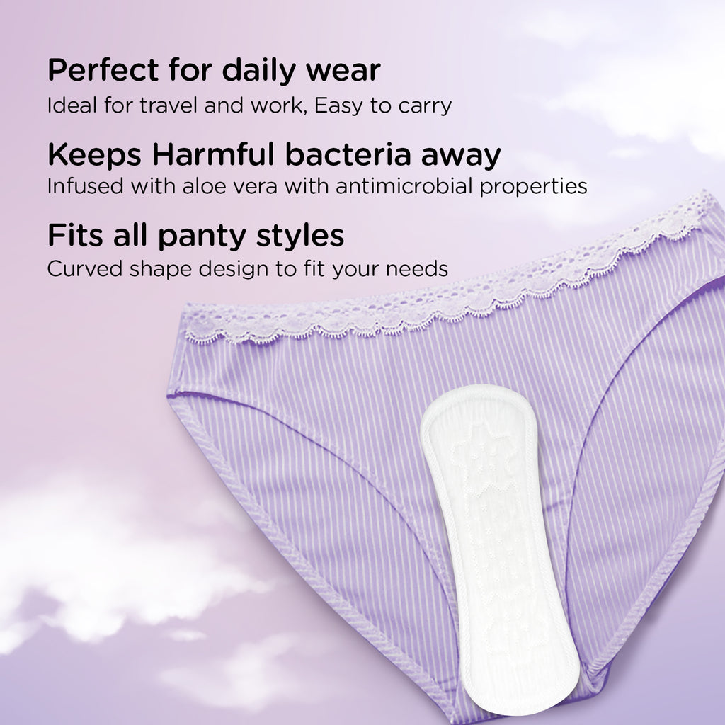 Pee Safe Aloe Vera Panty Liners (100 Liners) - BYOC