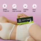 Pee Safe Aloe Vera Panty Liners (Pack of 4, 80 Liners) - BYOC