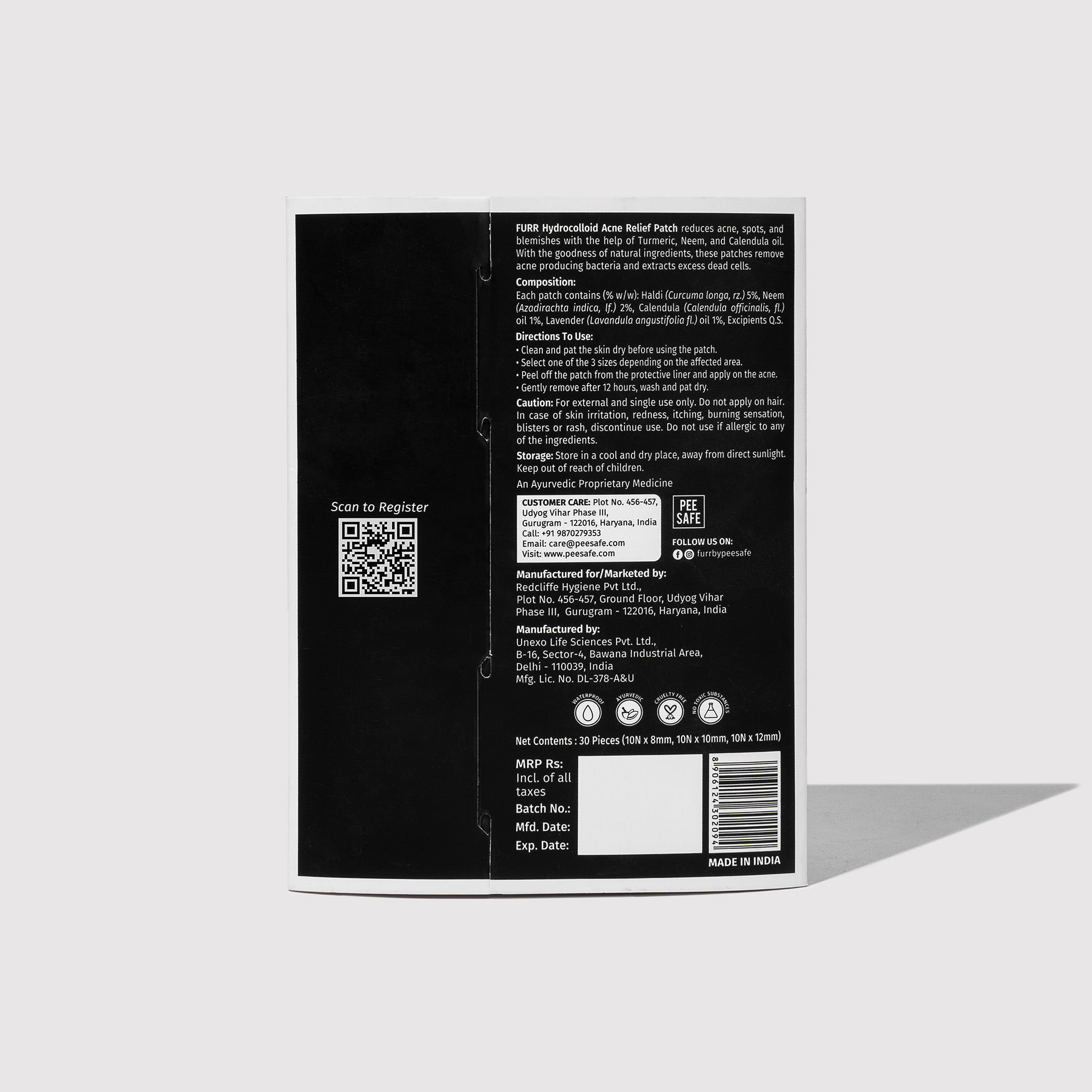 Furr Acne Relief Patches (30 Patches) - BYOC