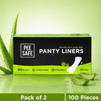 Pee Safe Aloe Vera Panty Liners (100 Liners)