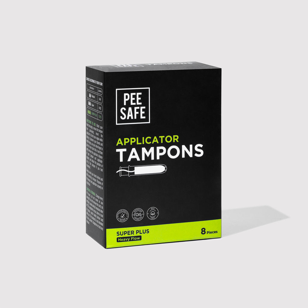 Pee Safe Applicator Tampons - Super Plus (8 Tampons) - BYOC
